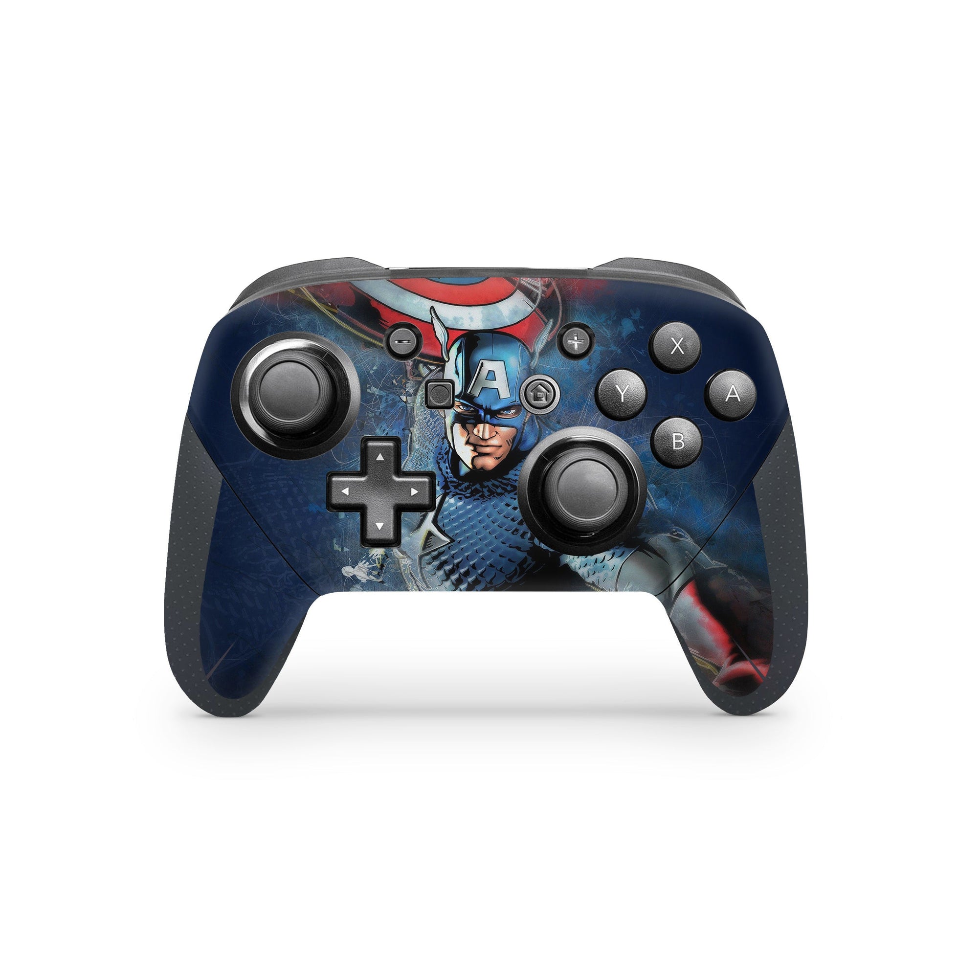 A video game skin featuring a Shield Bearer 10 design for the Nintendo Switch Pro Controller.