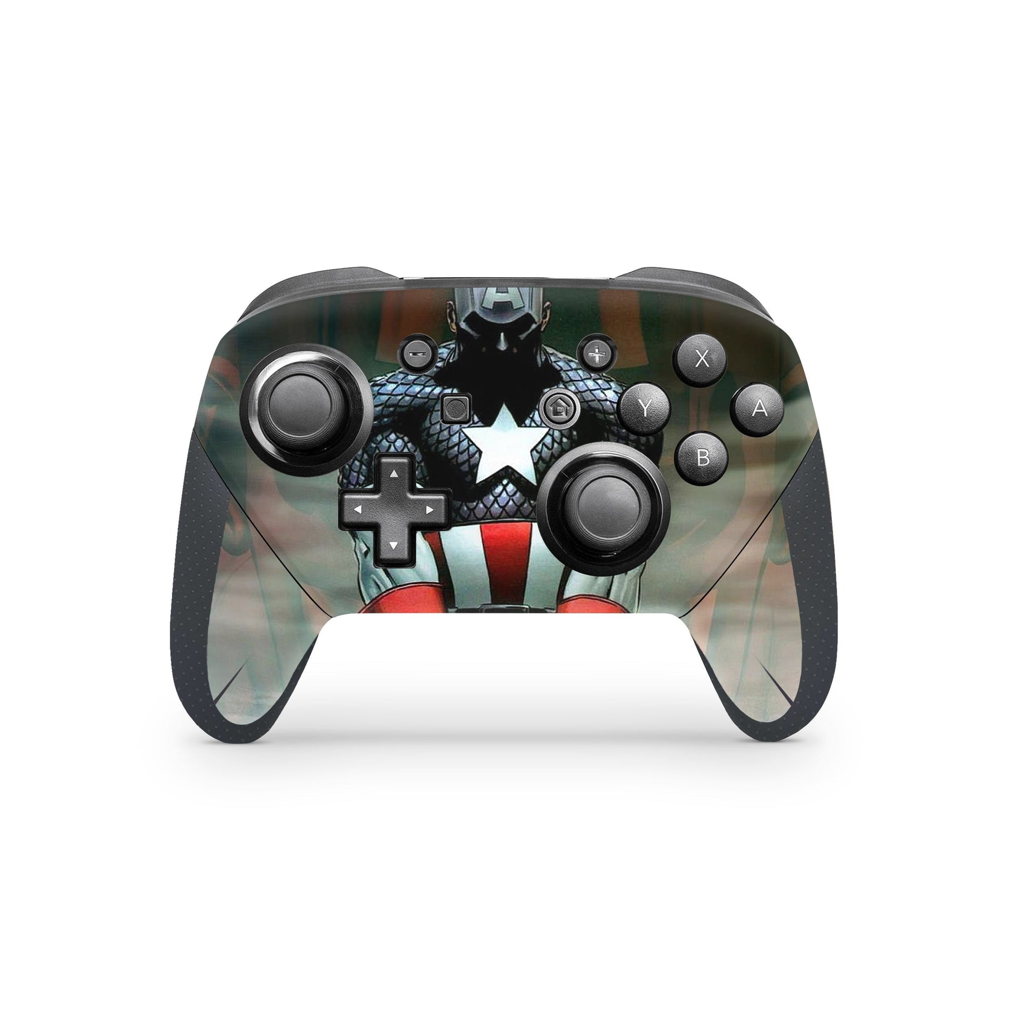 A video game skin featuring a Shield Bearer 11 design for the Nintendo Switch Pro Controller.