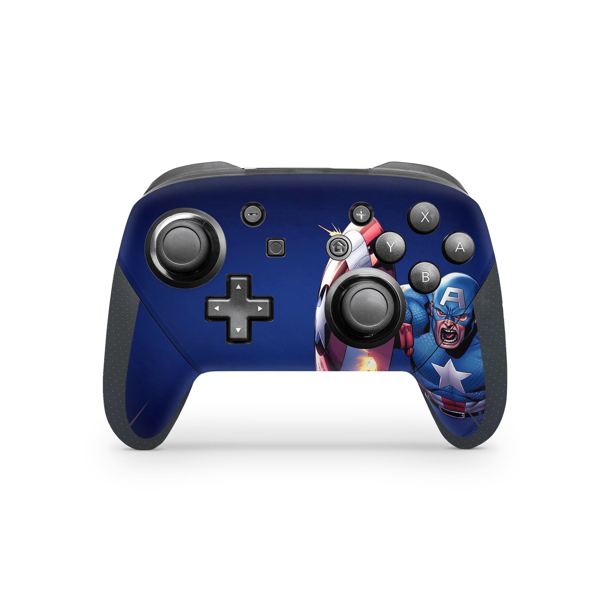 A video game skin featuring a Shield Bearer 12 design for the Nintendo Switch Pro Controller.