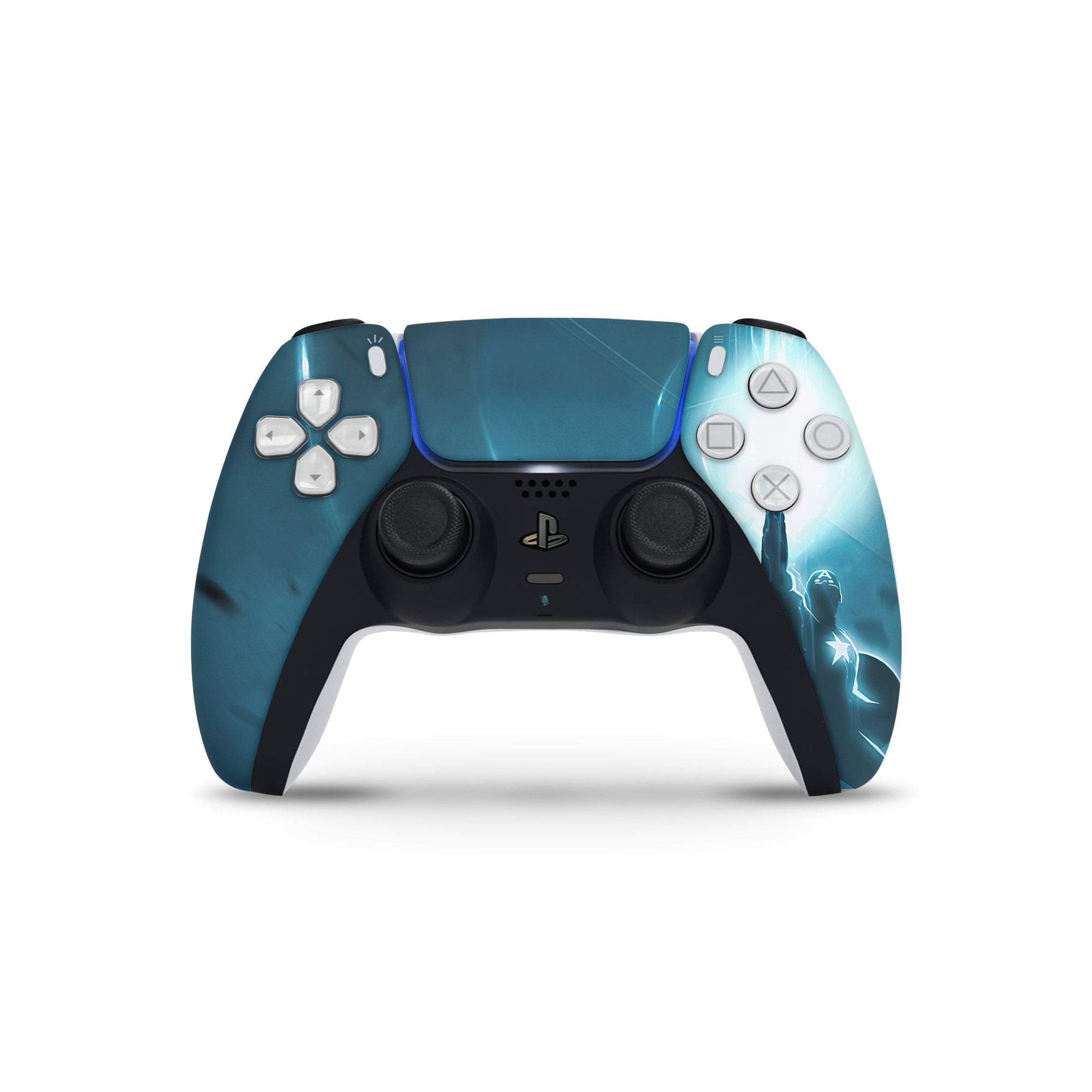 A video game skin featuring a Shield Bearer 13 design for the PS5 Controller.