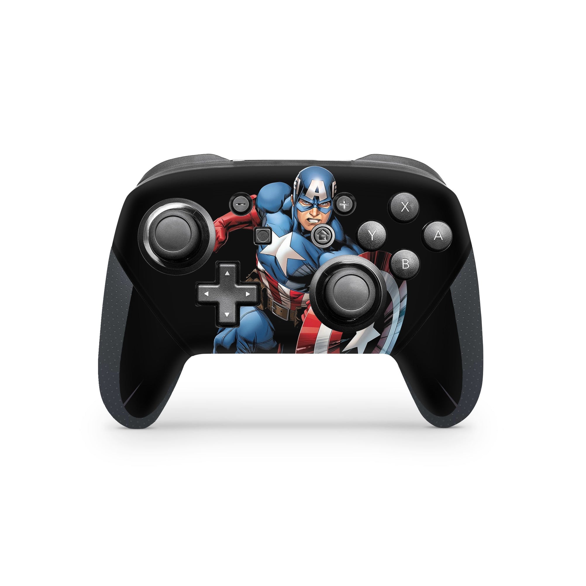 A video game skin featuring a Shield Bearer 14 design for the Nintendo Switch Pro Controller.