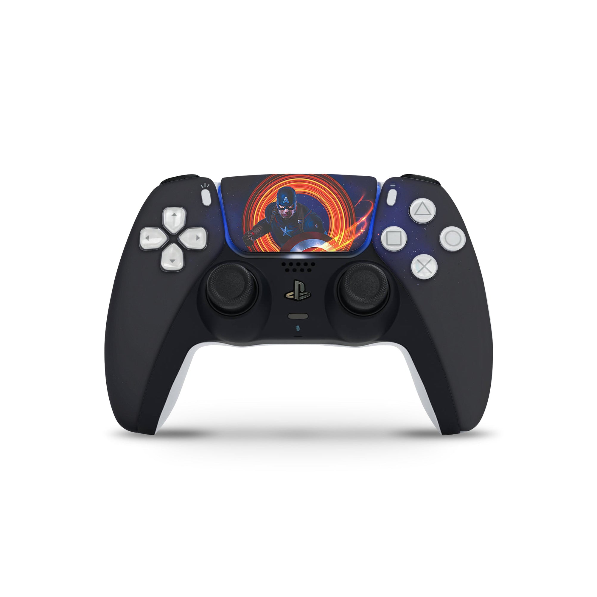 A video game skin featuring a Shield Bearer 16 design for the PS5 Controller.