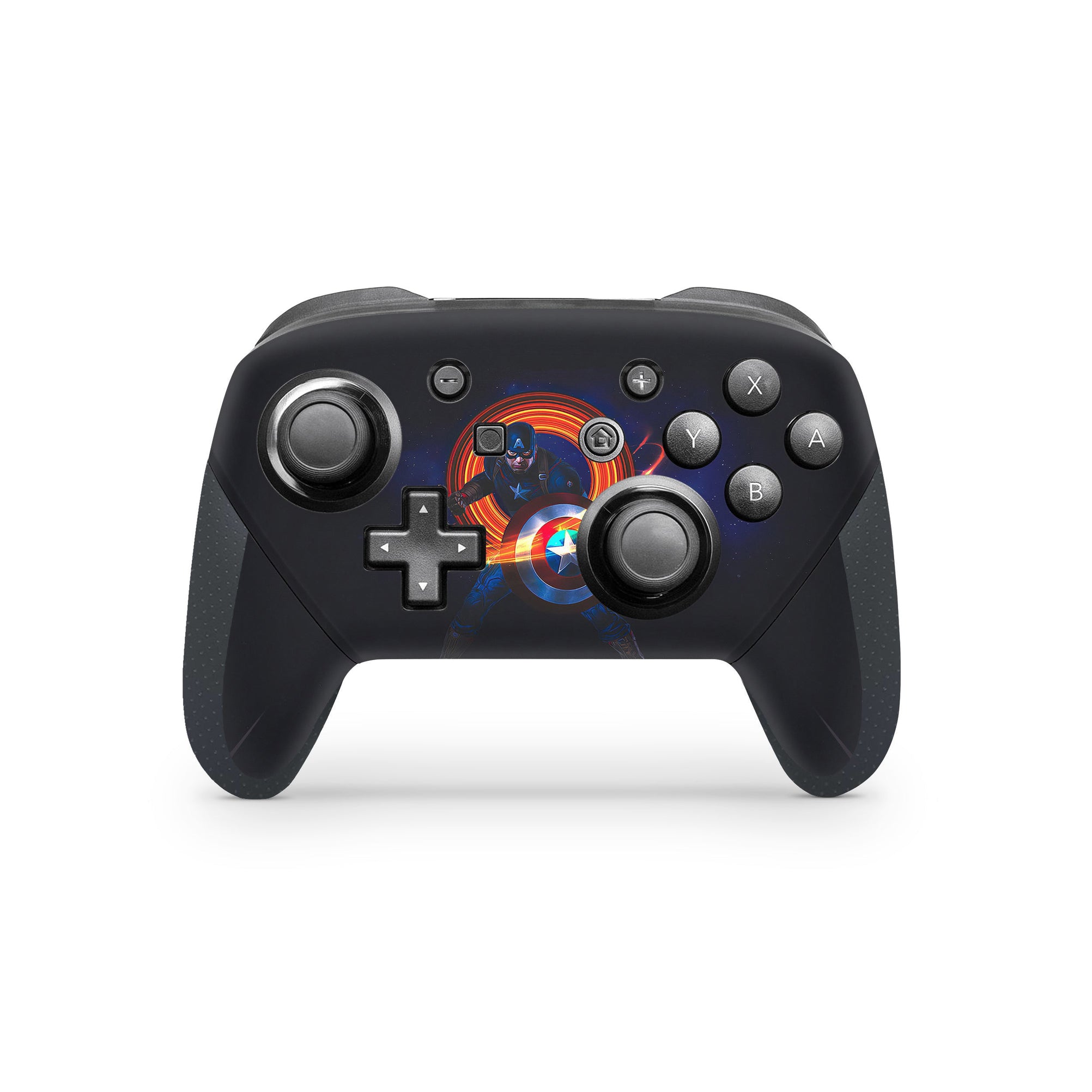 A video game skin featuring a Shield Bearer 16 design for the Nintendo Switch Pro Controller.