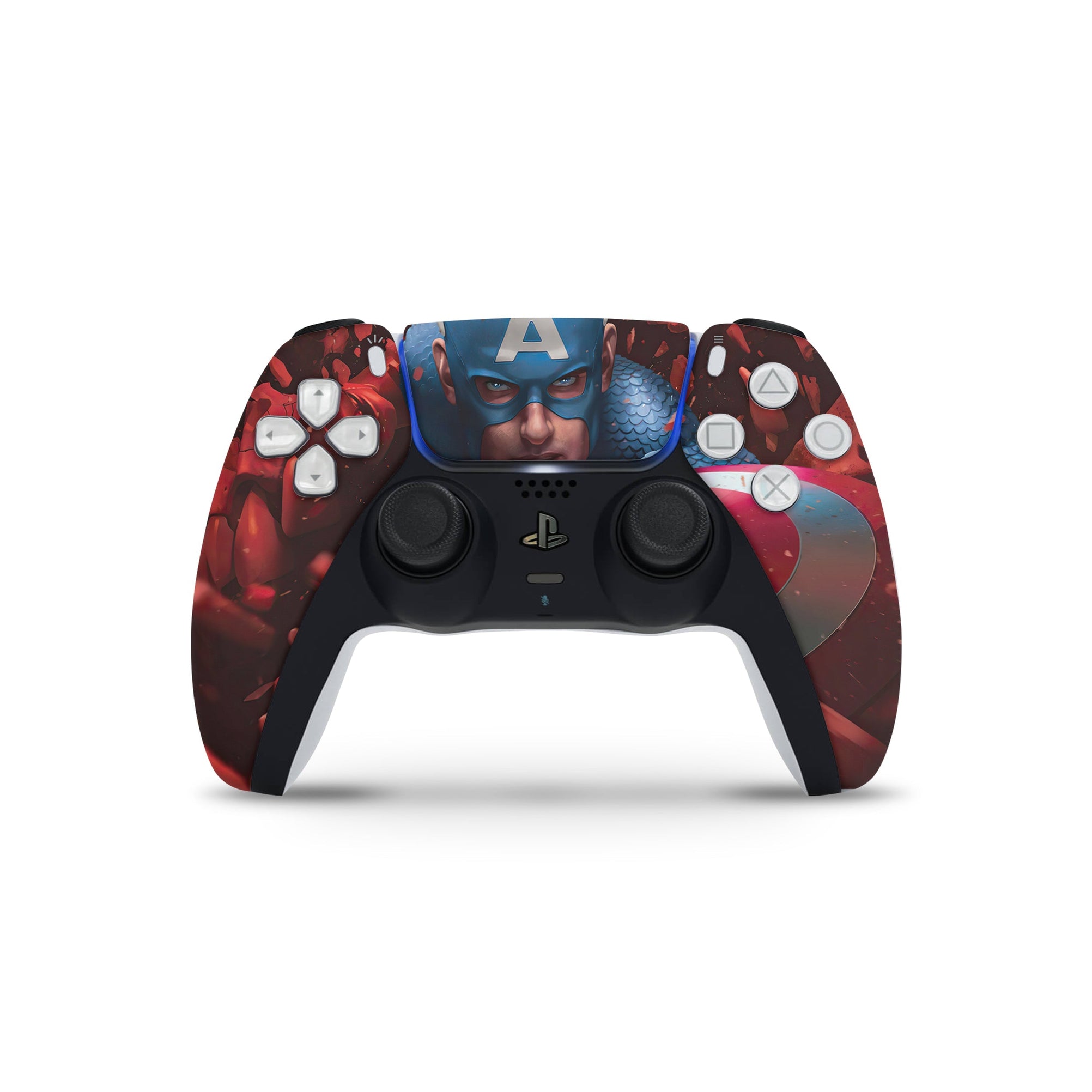 A video game skin featuring a Shield Bearer 17 design for the PS5 Controller.