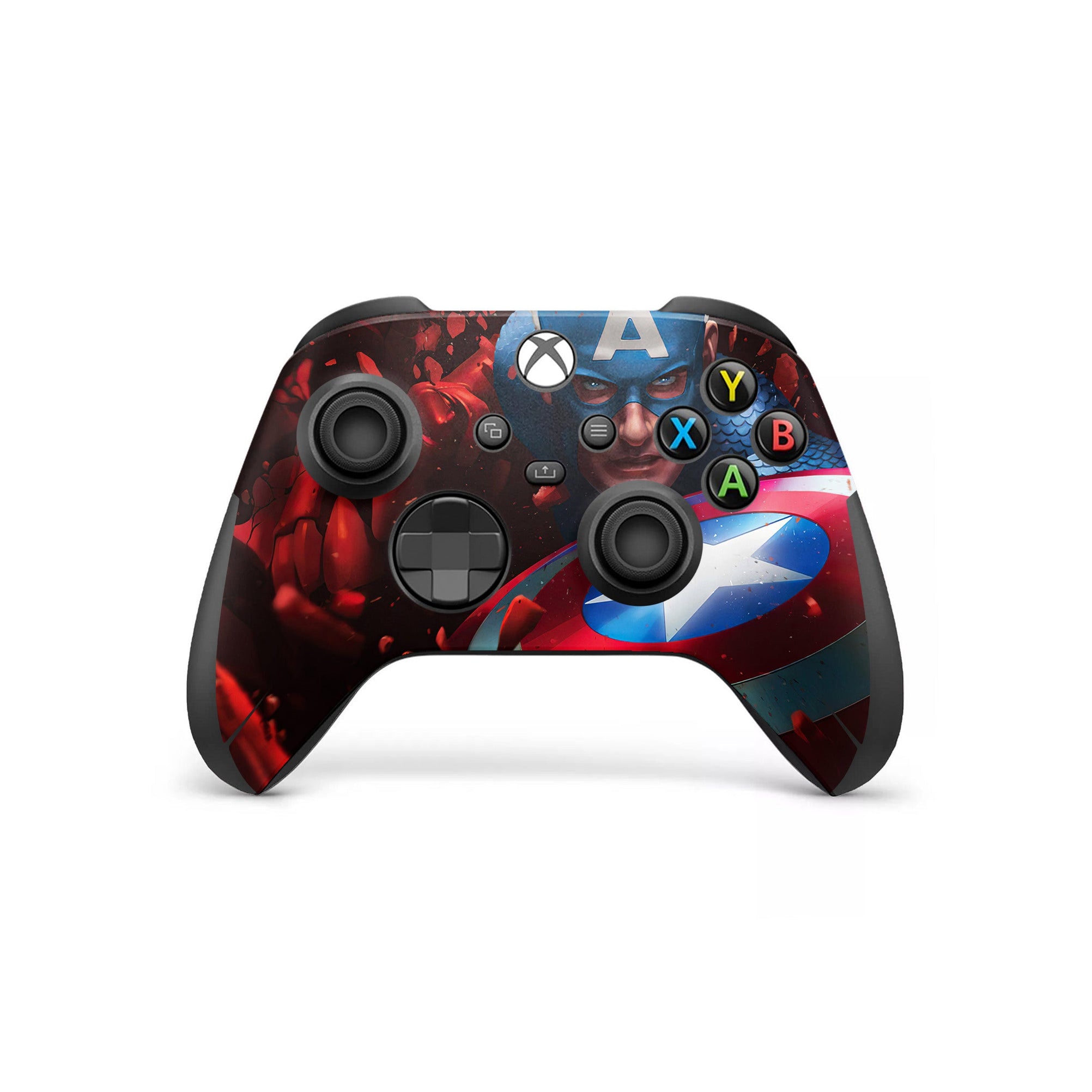 A video game skin featuring a Shield Bearer 17 design for the Xbox Series Wireless Controller.