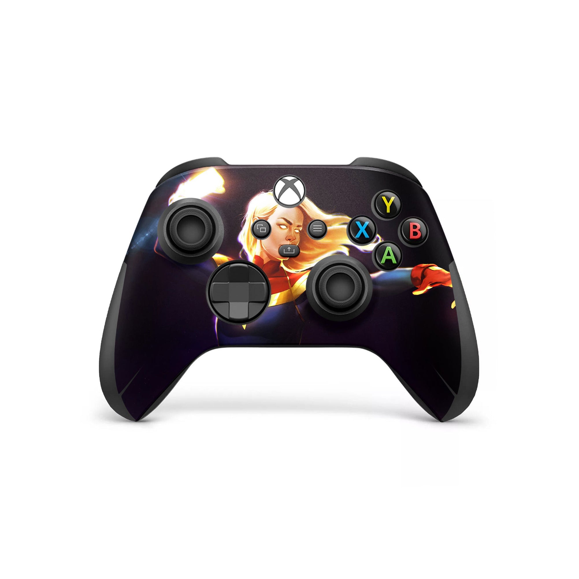 A video game skin featuring a Cosmic Protector 6 design for the Xbox Series Wireless Controller.