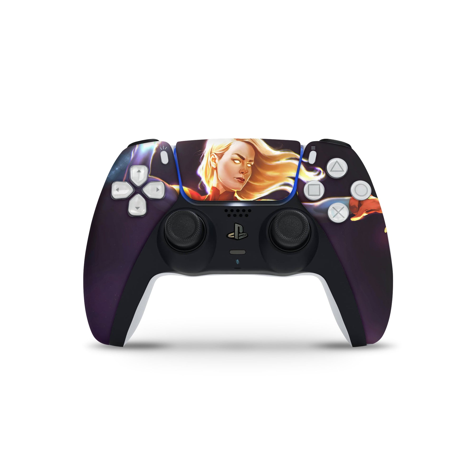 A video game skin featuring a Cosmic Protector 6 design for the PS5 Controller.