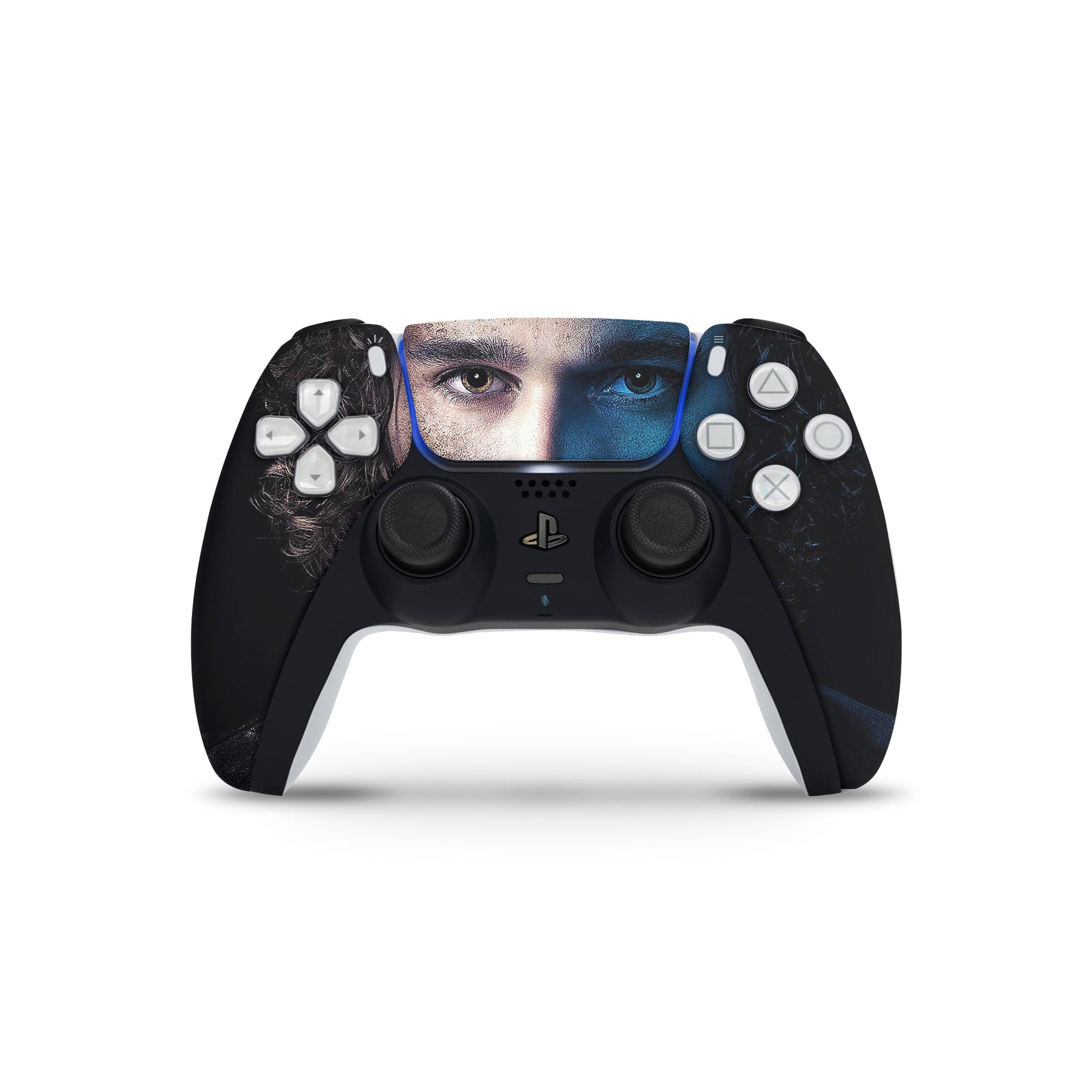 A video game skin featuring a The Winter Watcher 2 design for the PS5 Controller.