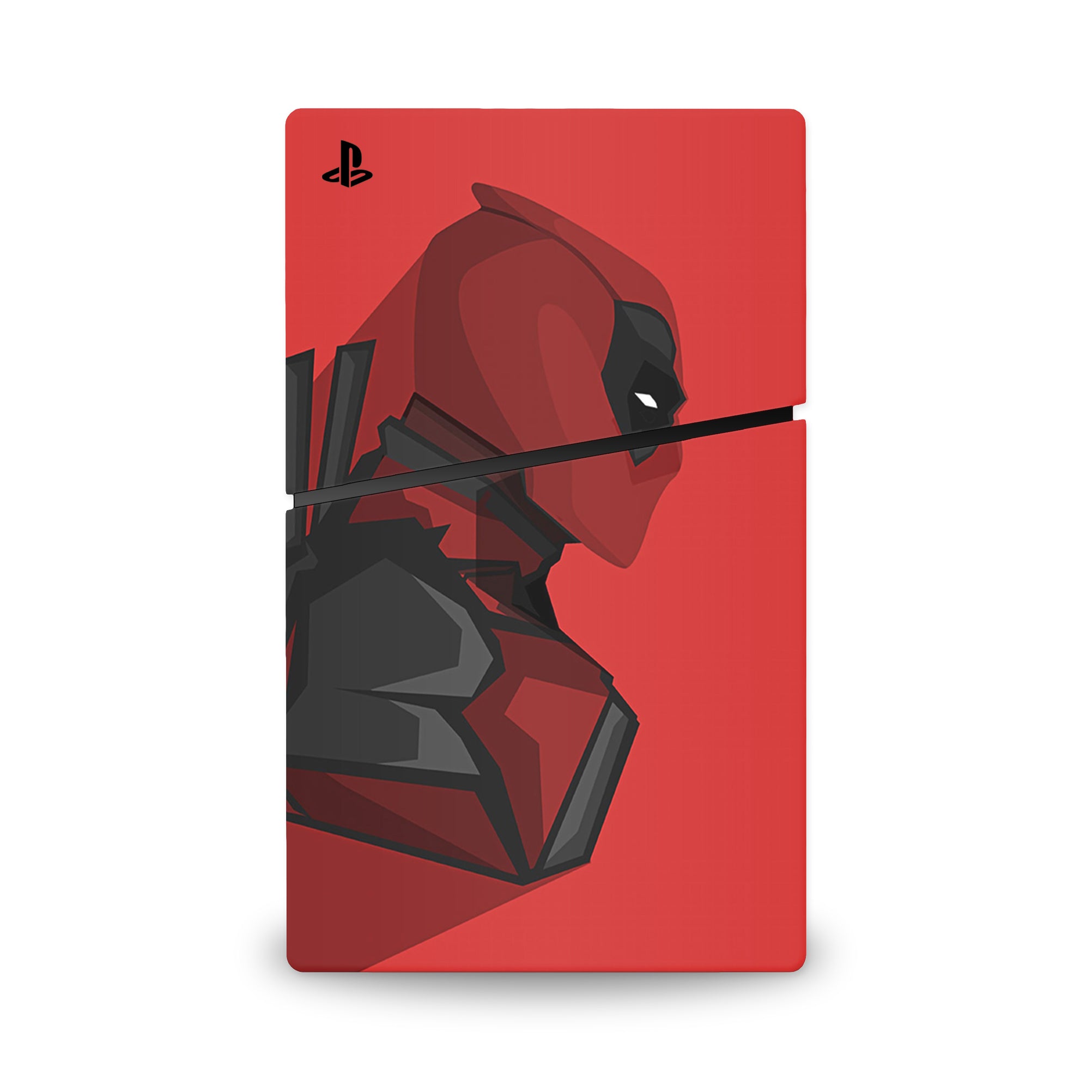 A video game skin featuring a Wisecracking Mercenary 11 design for the PS5 Slim.