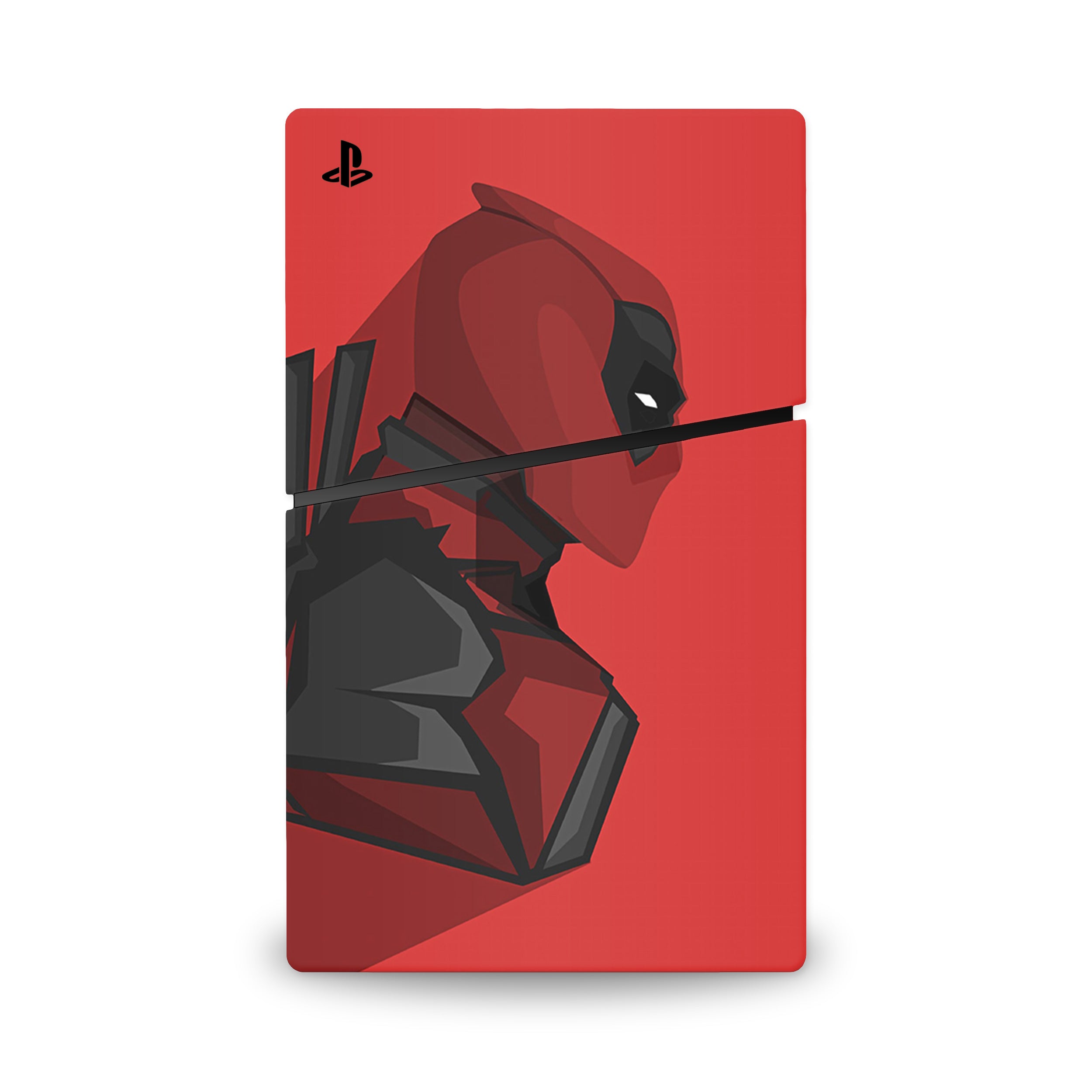 A video game skin featuring a Wisecracking Mercenary 11 design for the PS5 Slim Digital.