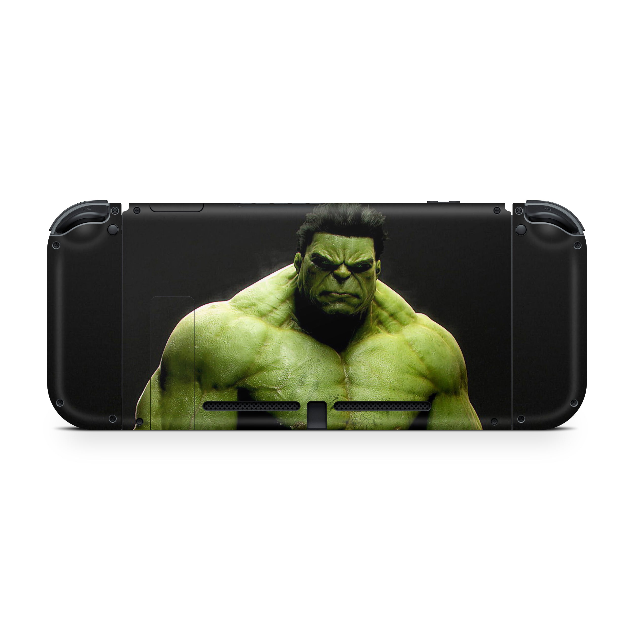 A video game skin featuring a Colossal Green Titan 7 design for the Nintendo Switch.