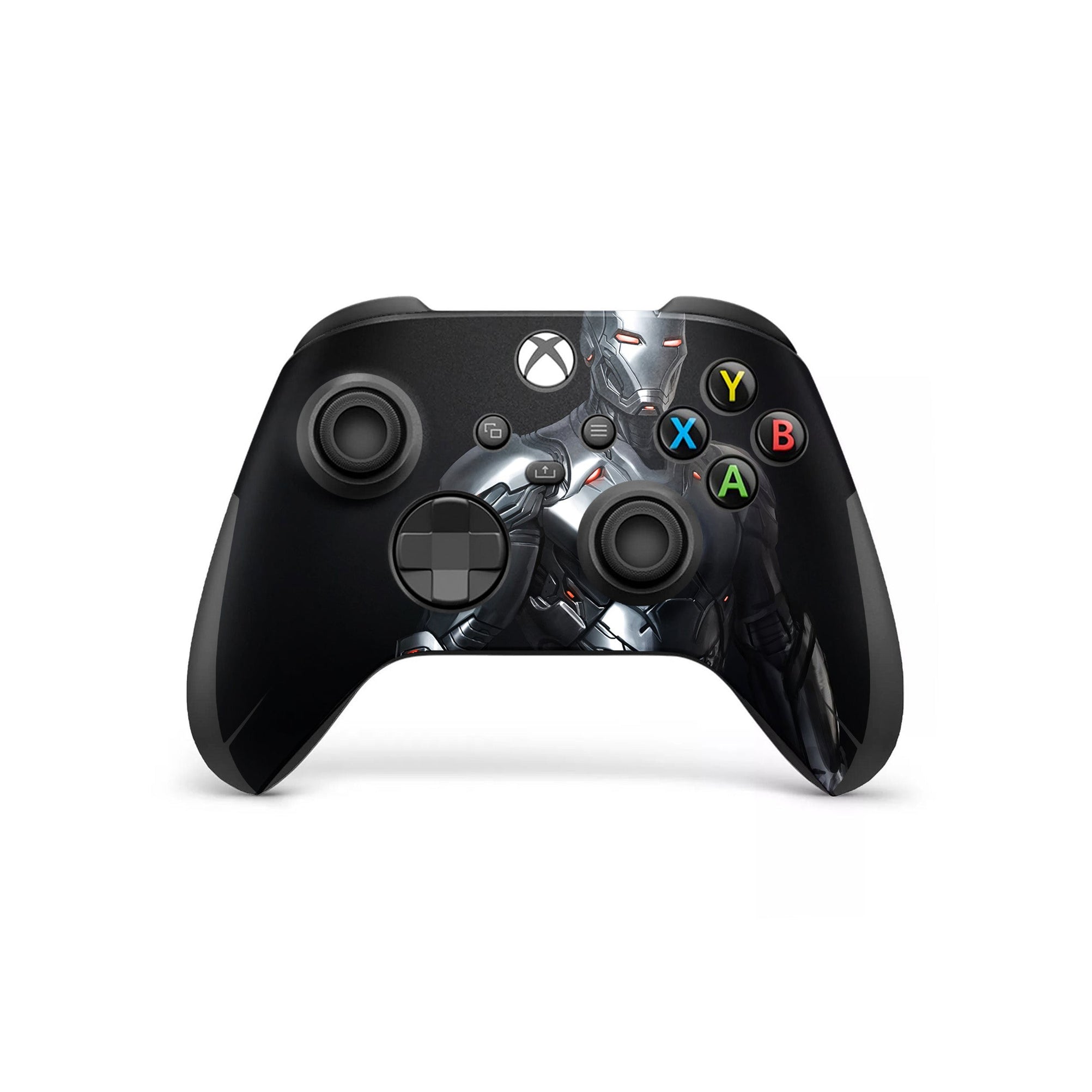 A video game skin featuring a Armored Avenger 16 design for the Xbox Series Wireless Controller.