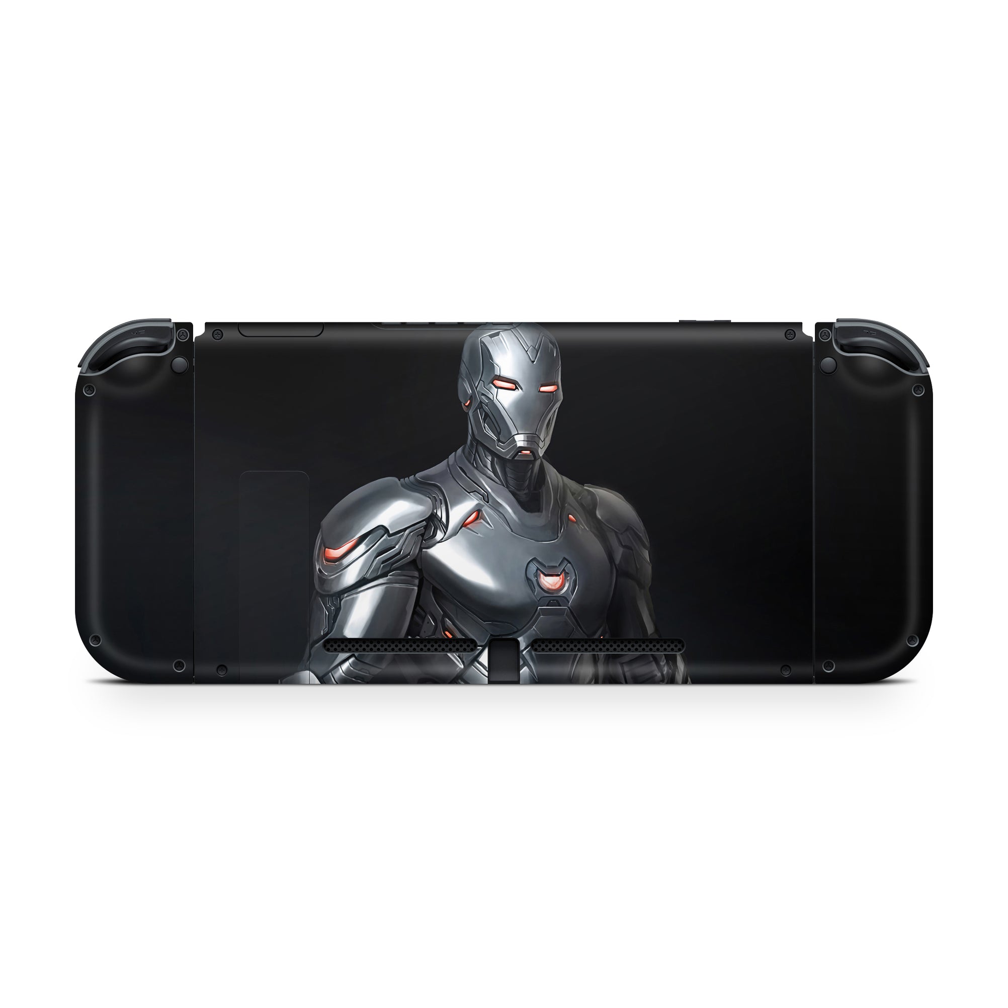 A video game skin featuring a Armored Avenger 16 design for the Nintendo Switch.