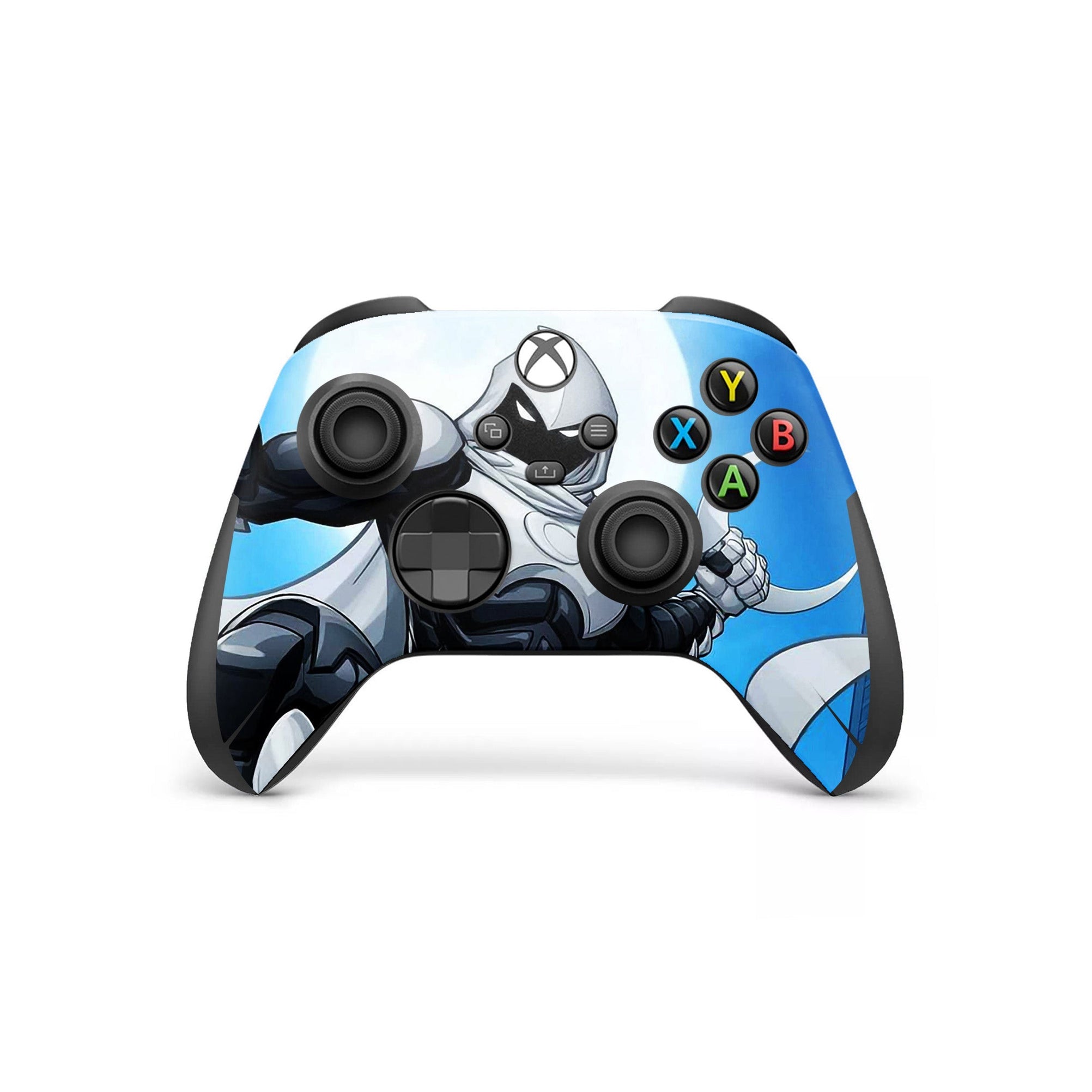 A video game skin featuring a Lunar Vigilante 3 design for the Xbox Series X Controller.