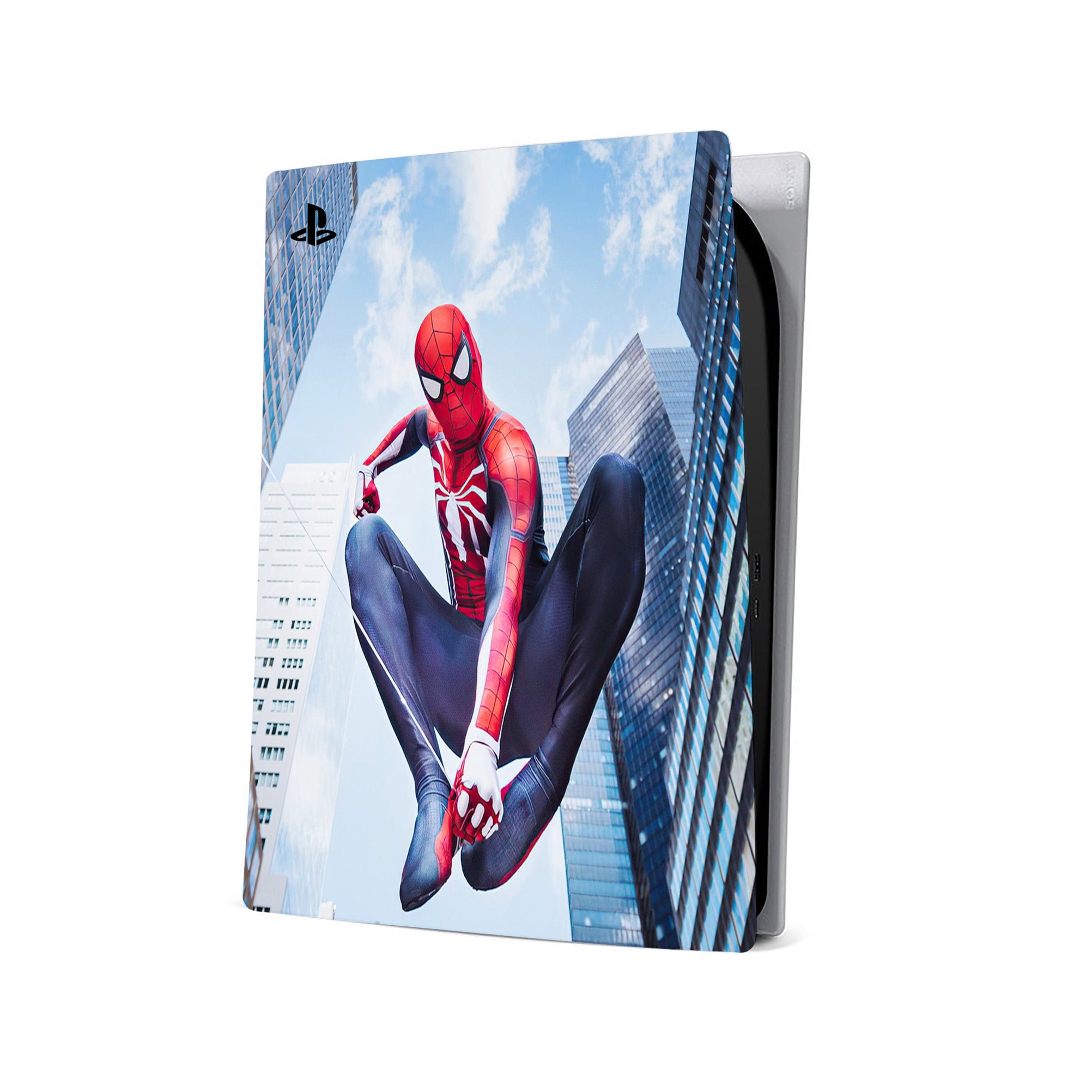 A video game skin featuring a Super Wall Crawler 12 design for the PS5 Digital.