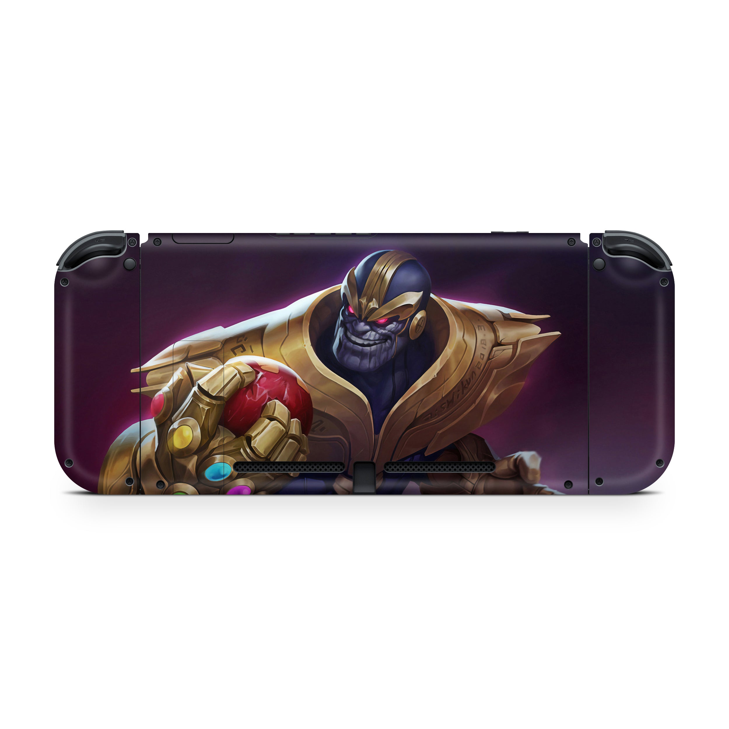 A video game skin featuring a Chaos Titan 9 design for the Nintendo Switch.