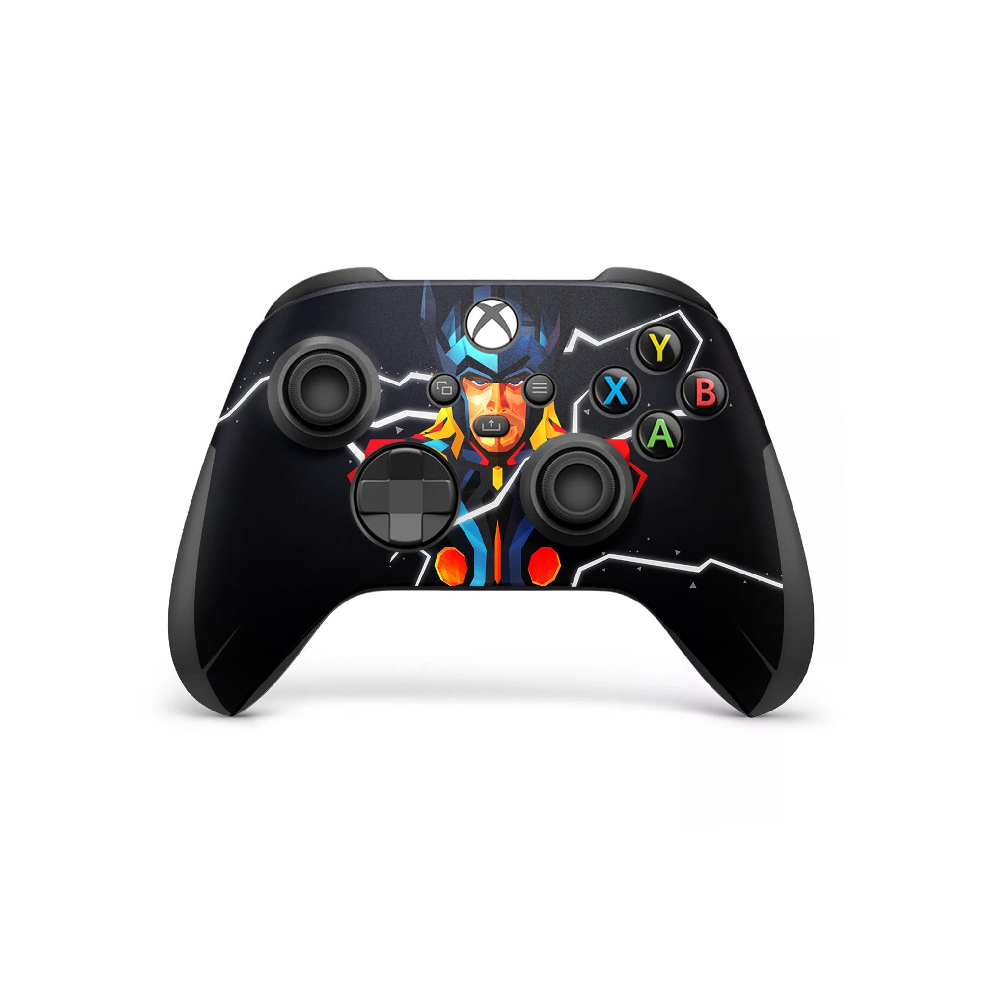 A video game skin featuring a God of Thunder 8 design for the Xbox Series X Controller.