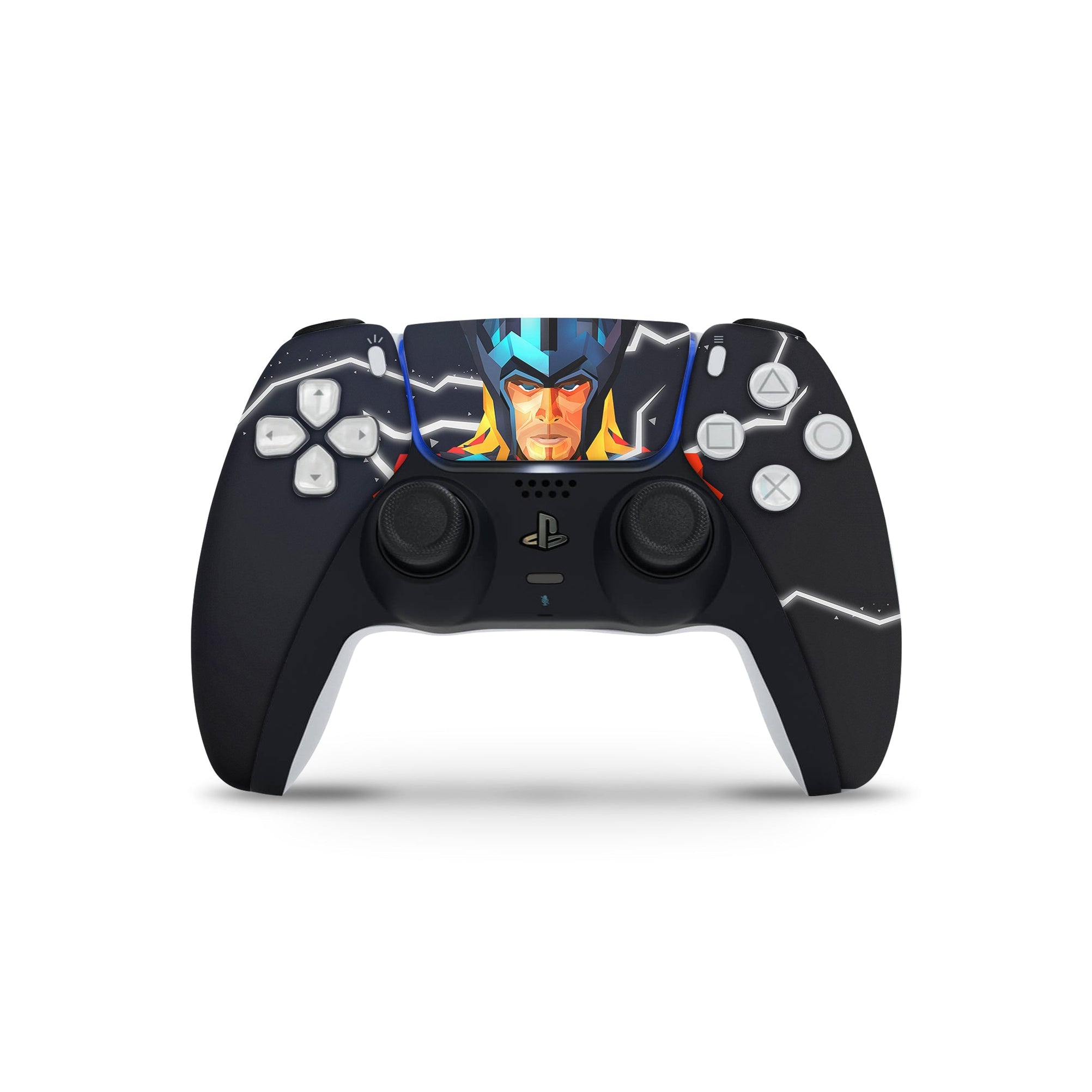 A video game skin featuring a God of Thunder 8 design for the PS5 Controller.