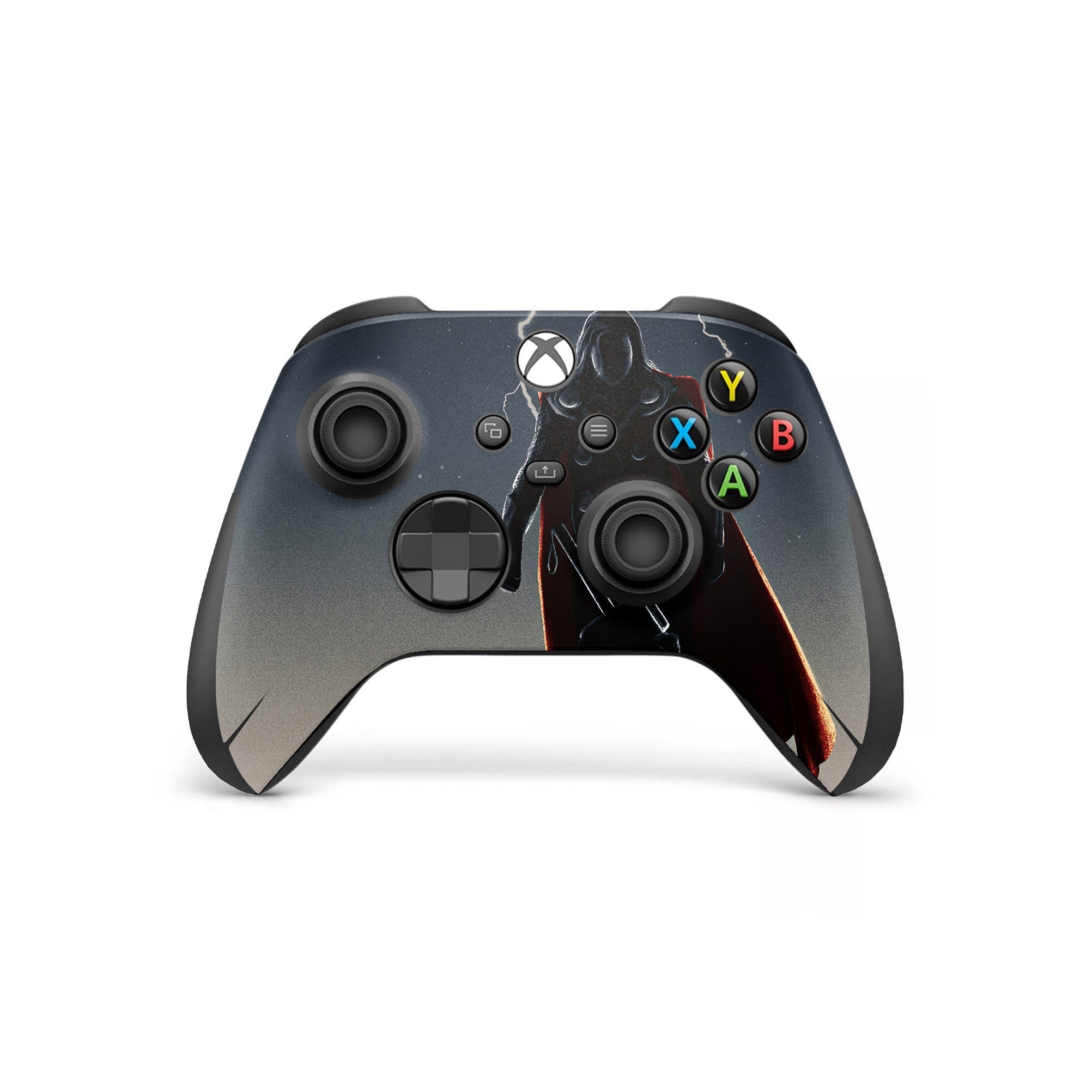 A video game skin featuring a God of Thunder 10 design for the Xbox Series X Controller.