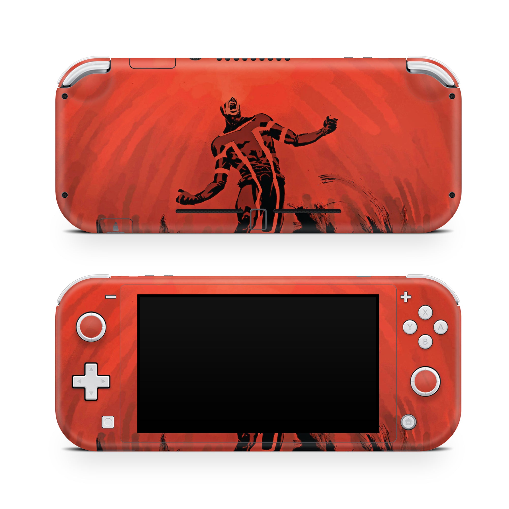 A video game skin featuring a Optic Blast 9 design for the Nintendo Switch Lite.