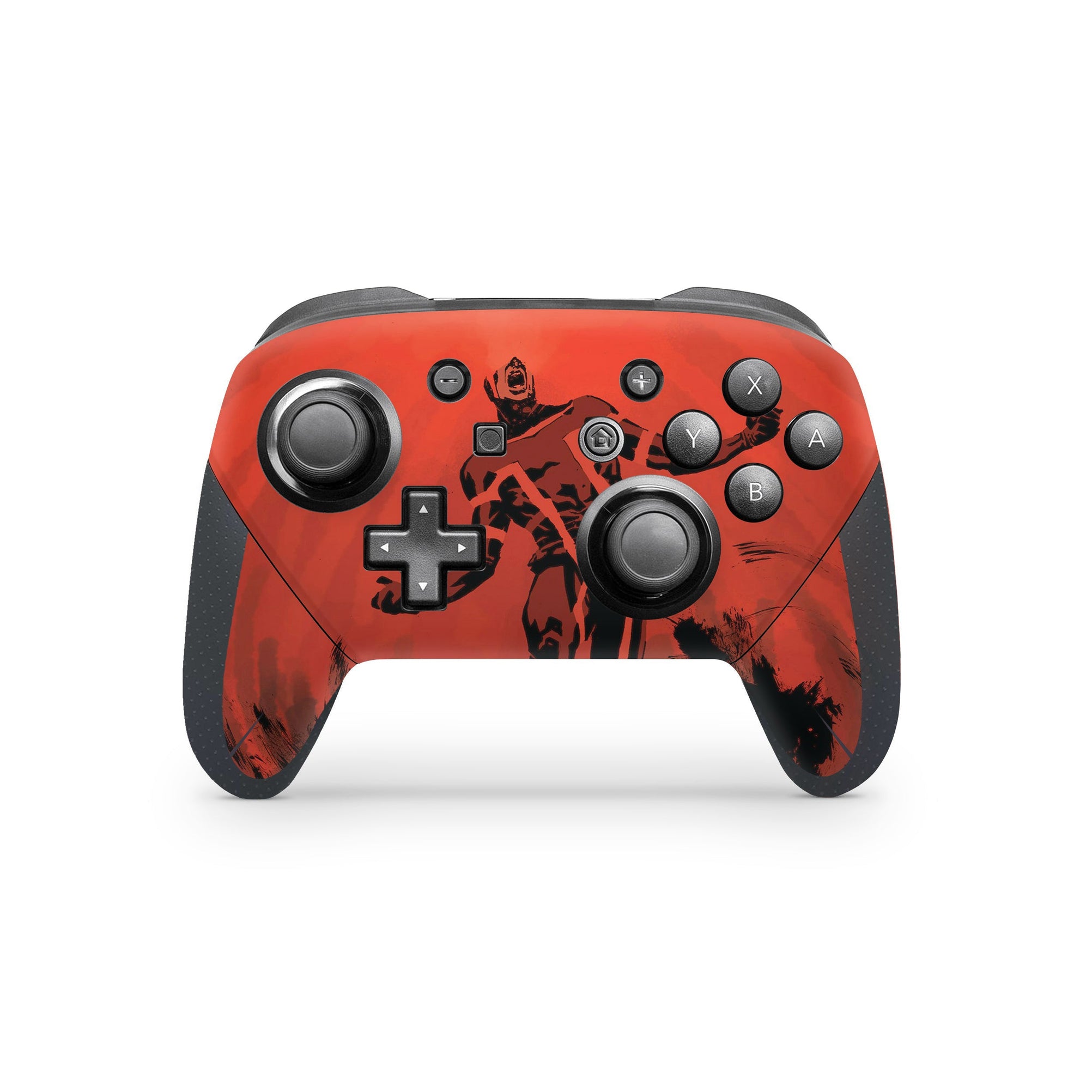 A video game skin featuring a Optic Blast 9 design for the Nintendo Switch Pro Controller.