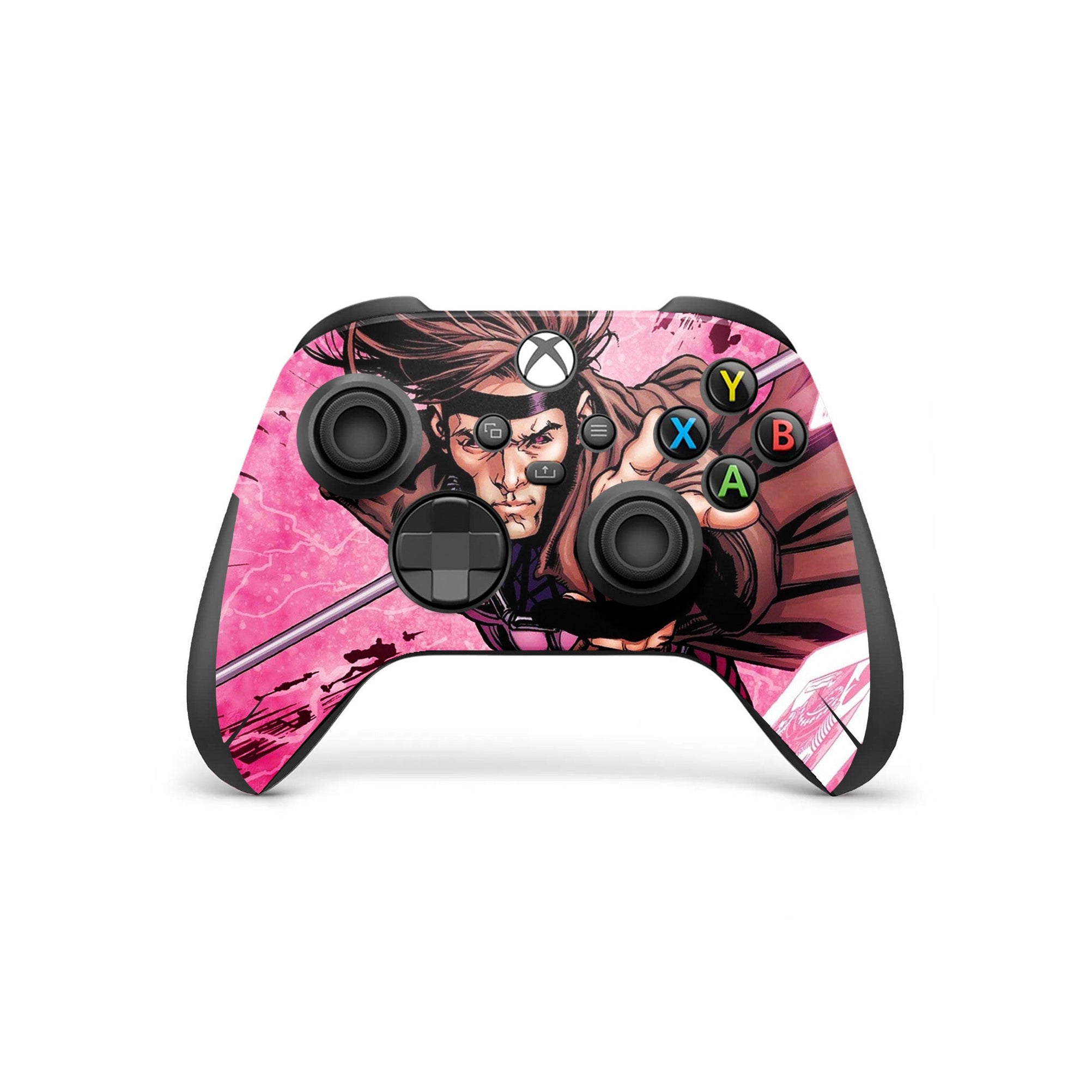 A video game skin featuring a Card Thrower 1 design for the Xbox Series Wireless Controller.