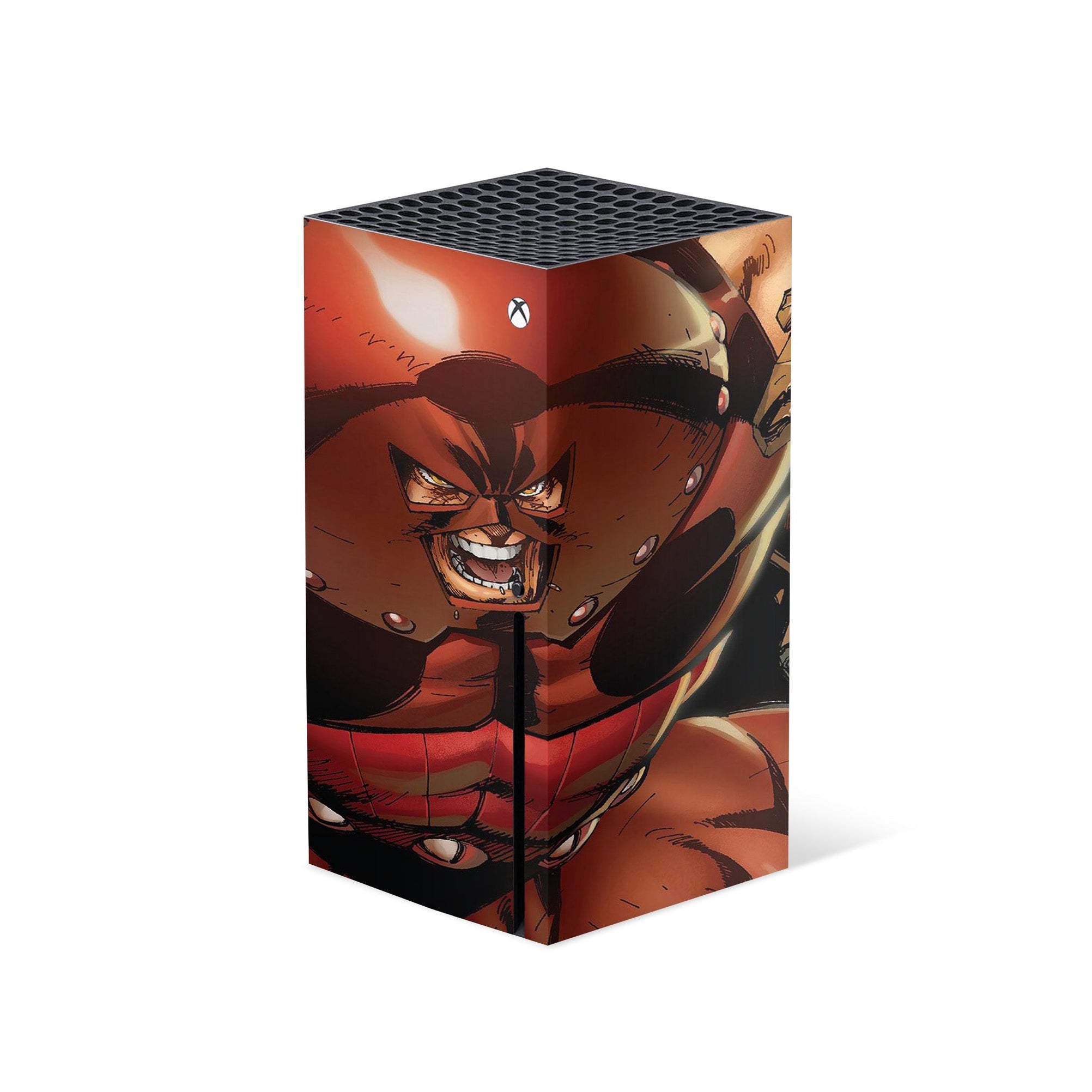 A video game skin featuring a Unstoppable Drive 4 design for the Xbox Series X.