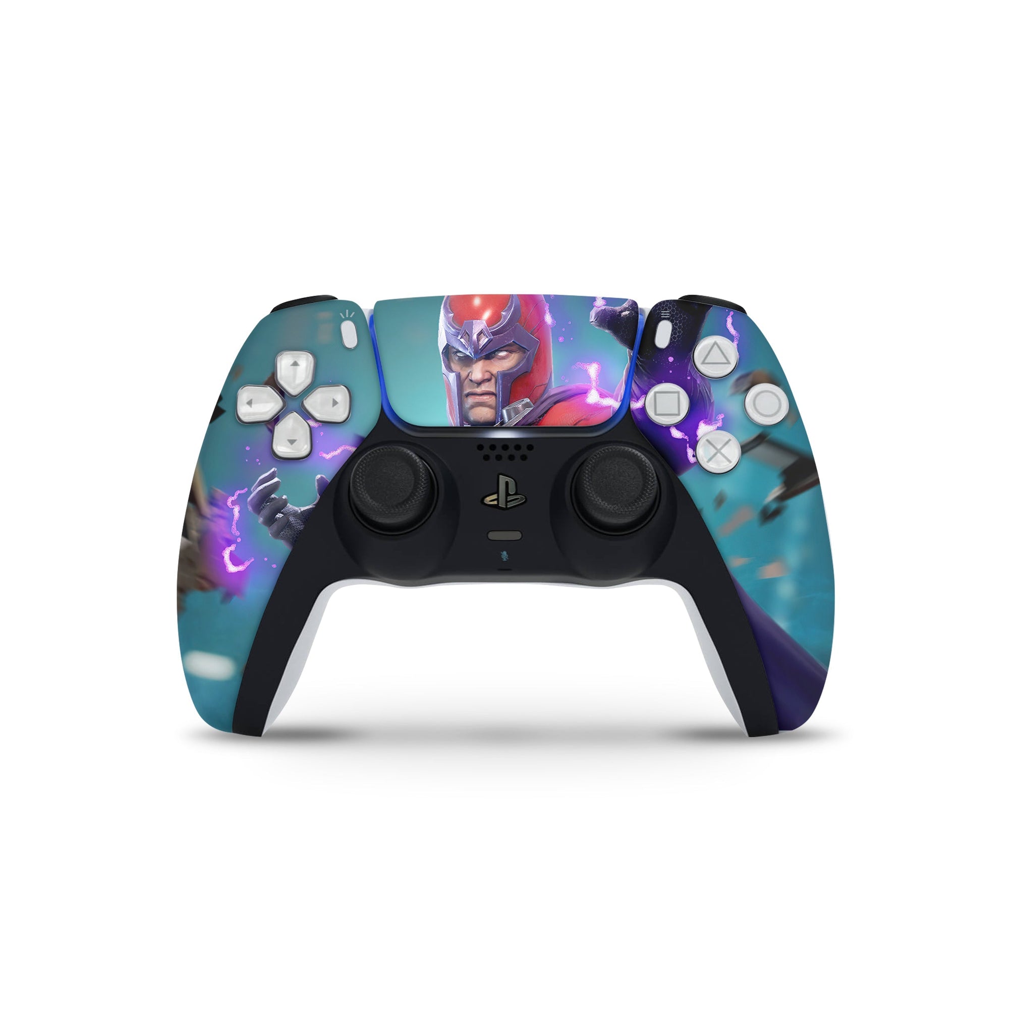 A video game skin featuring a Master of Magnetism 4 design for the PS5 Controller.