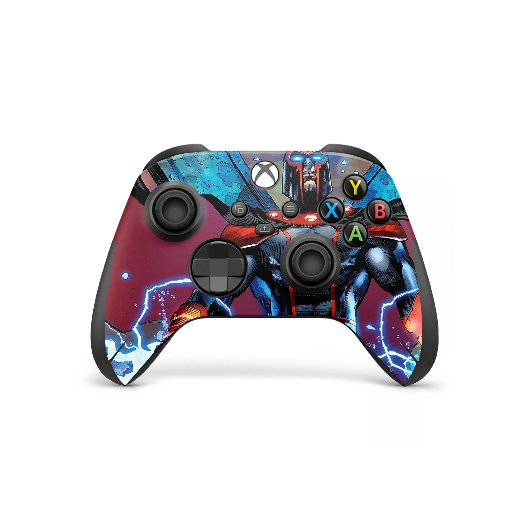 A video game skin featuring a Master of Magnetism 5 design for the Xbox Series Wireless Controller.