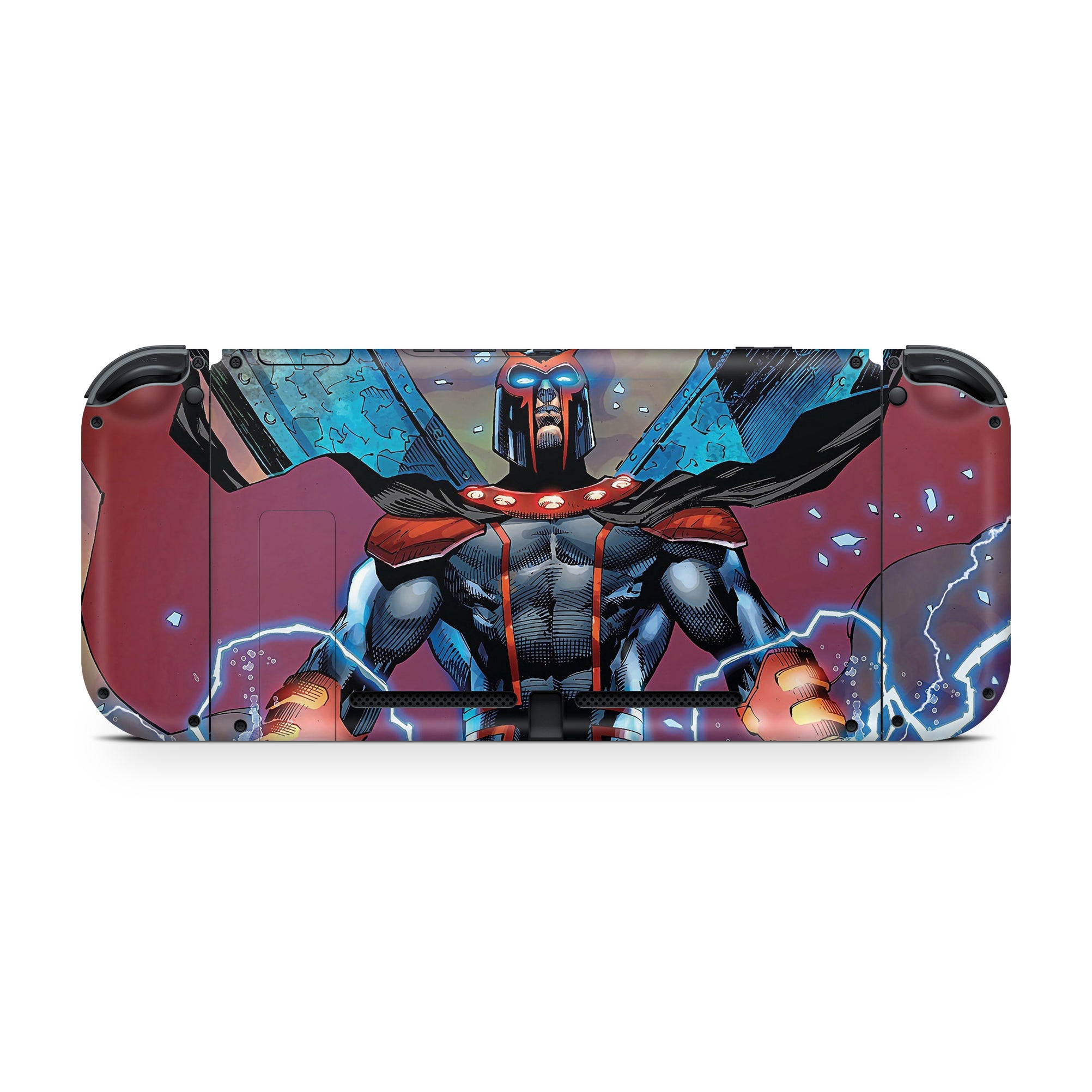 A video game skin featuring a Master of Magnetism 5 design for the Nintendo Switch.