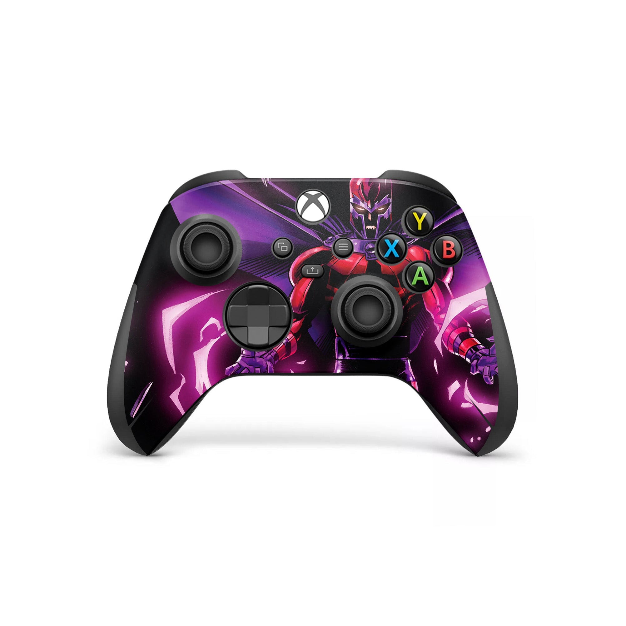 A video game skin featuring a Master of Magnetism 6 design for the Xbox Series Wireless Controller.