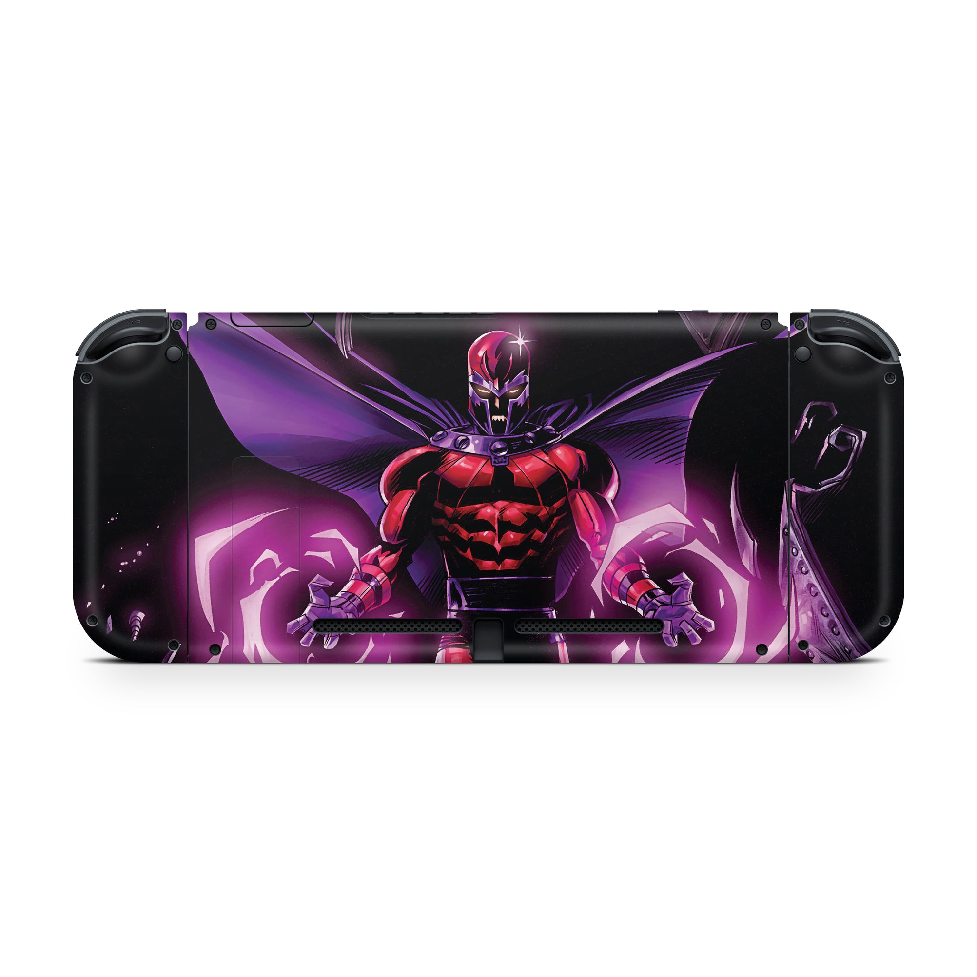 A video game skin featuring a Master of Magnetism 6 design for the Nintendo Switch.