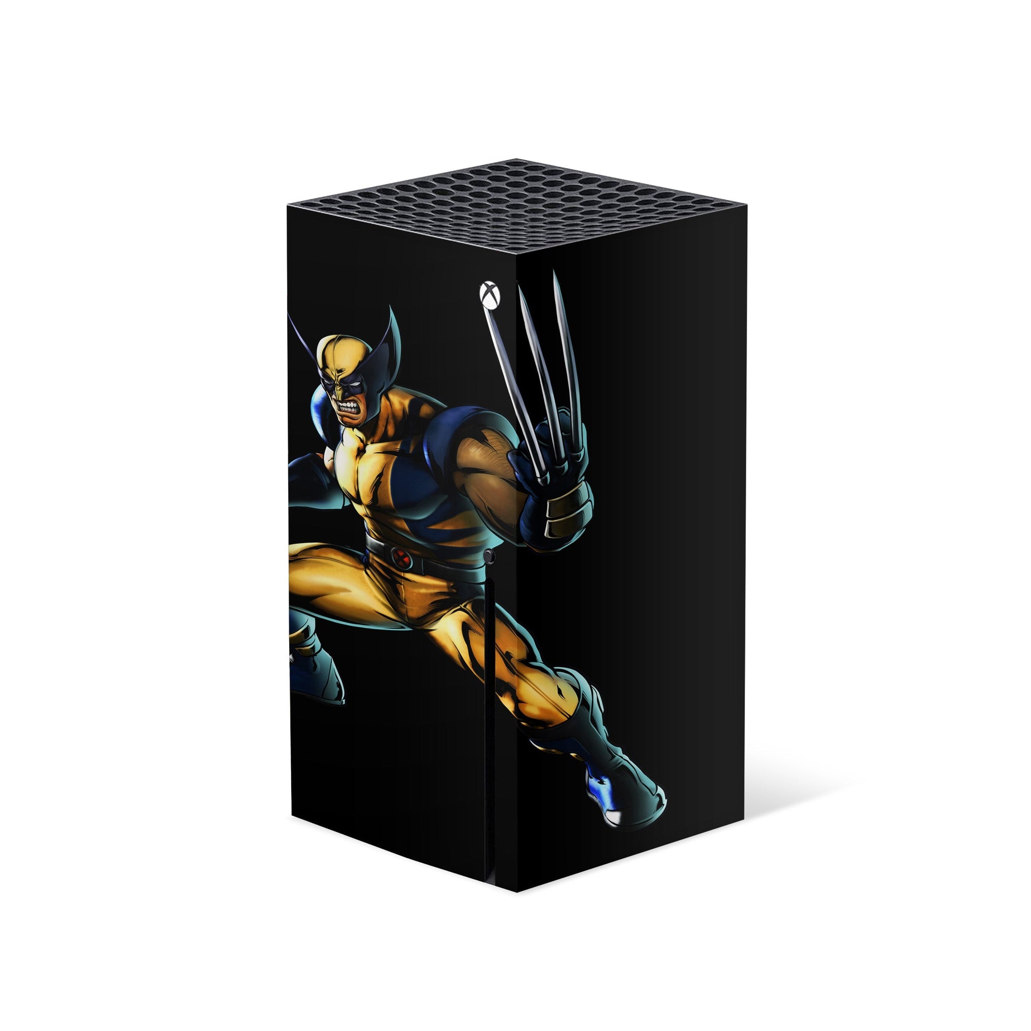 A video game skin featuring a Metallic Fury Claws 6 design for the Xbox Series X.