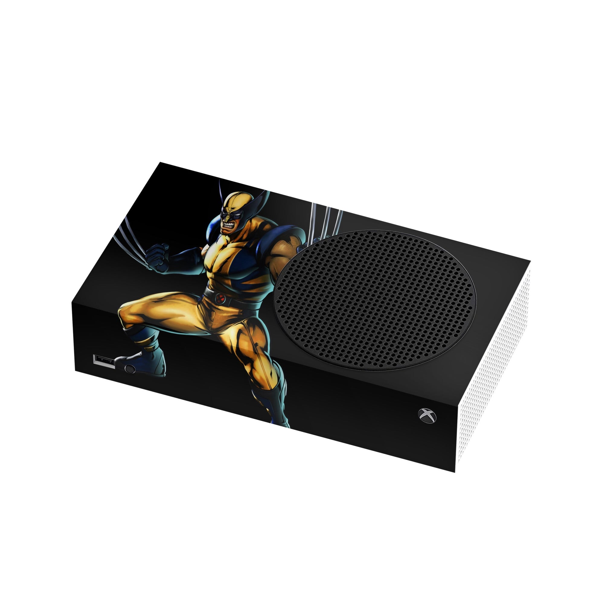 A video game skin featuring a Metallic Fury Claws 6 design for the Xbox Series S.