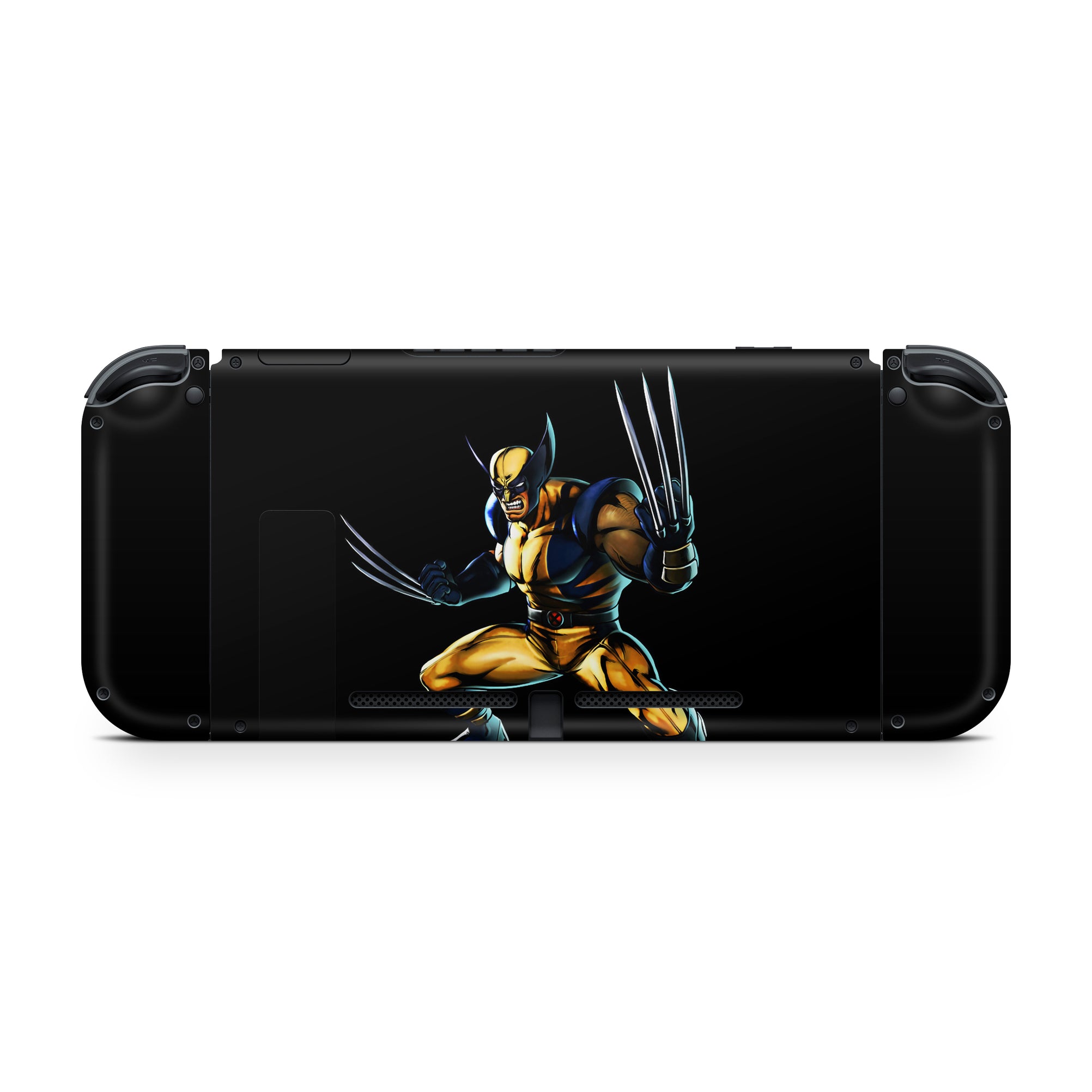 A video game skin featuring a Metallic Fury Claws 6 design for the Nintendo Switch.