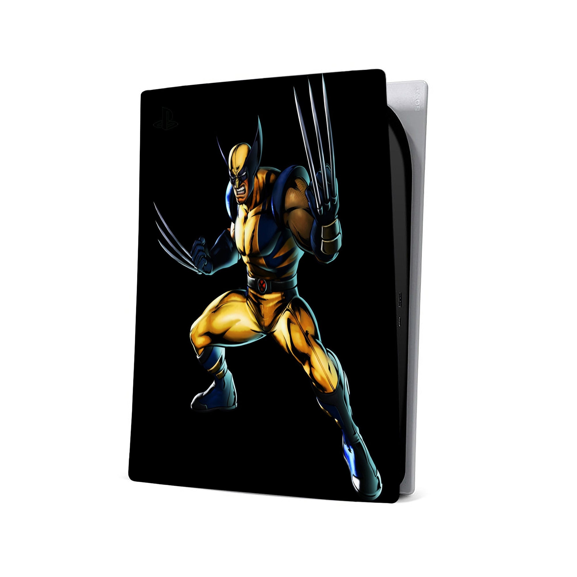 A video game skin featuring a Metallic Fury Claws 6 design for the PS5 Digital.