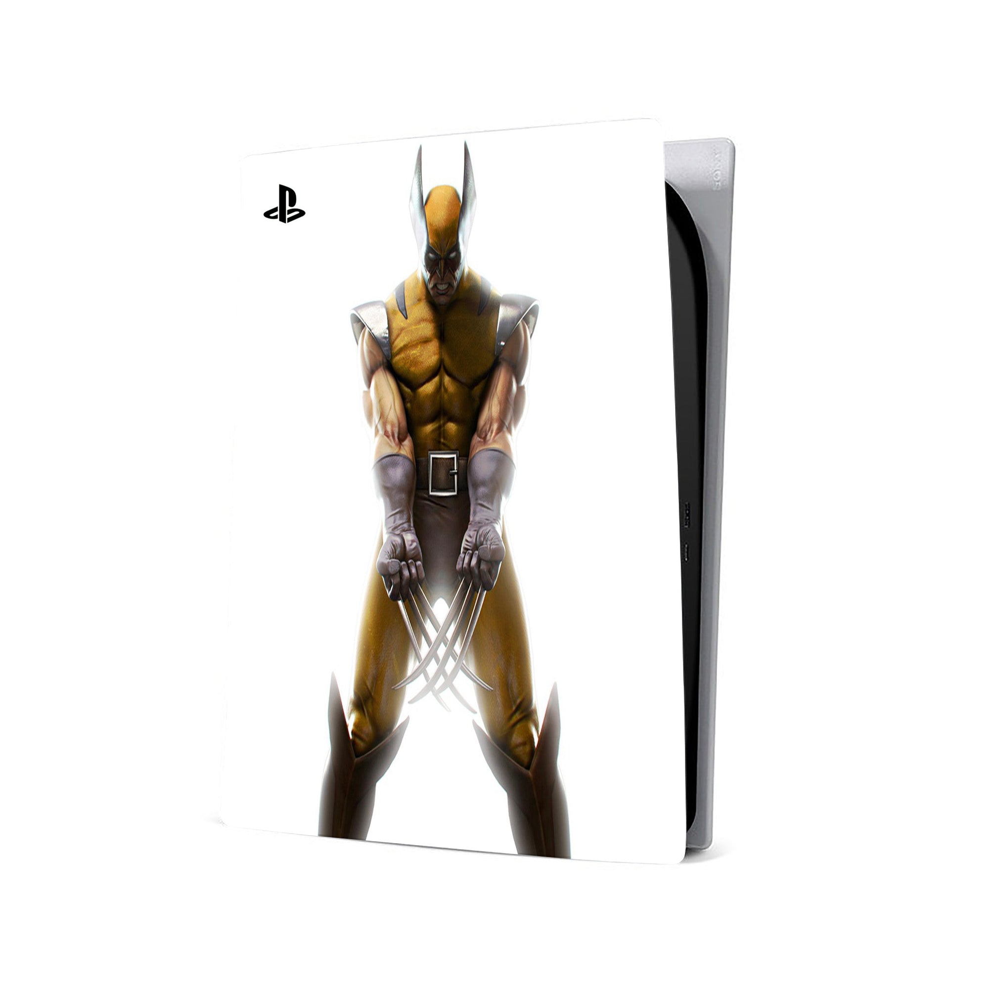 A video game skin featuring a Metallic Fury Claws 7 design for the PS5 Digital.