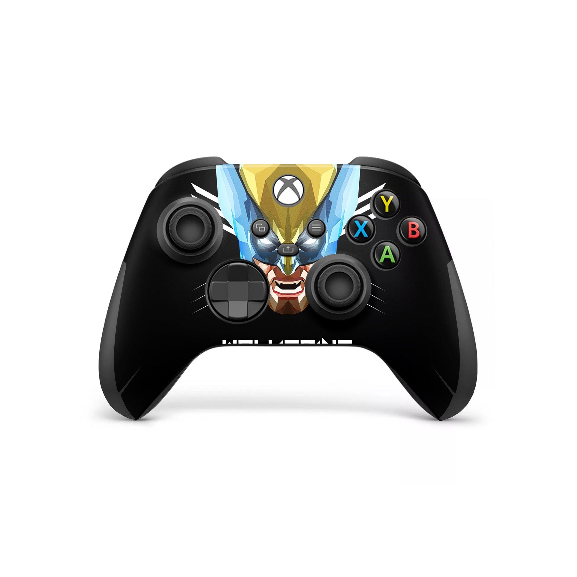 A video game skin featuring a Metallic Fury Claws 8 design for the Xbox Series Wireless Controller.