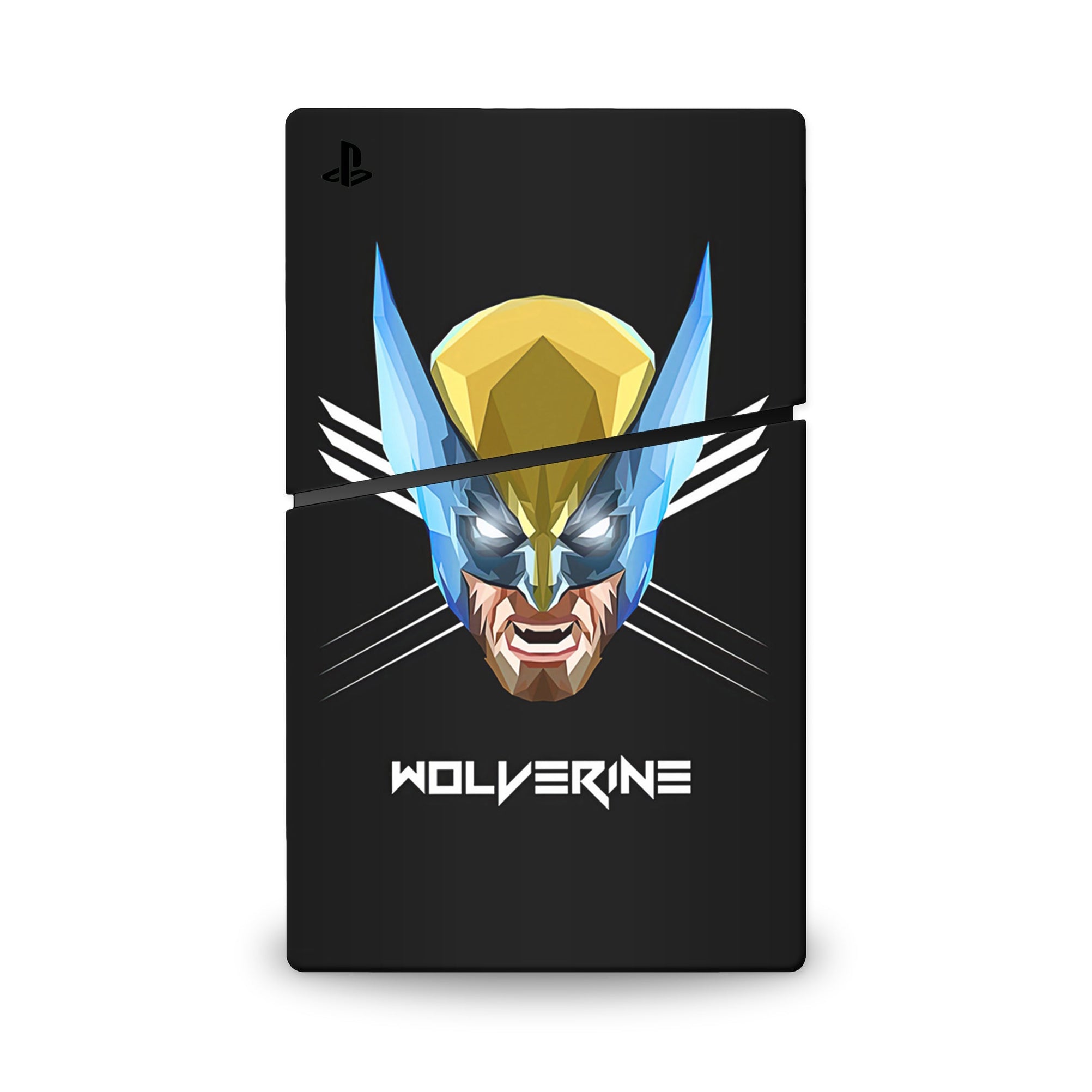 A video game skin featuring a Metallic Fury Claws 8 design for the PS5 Slim.