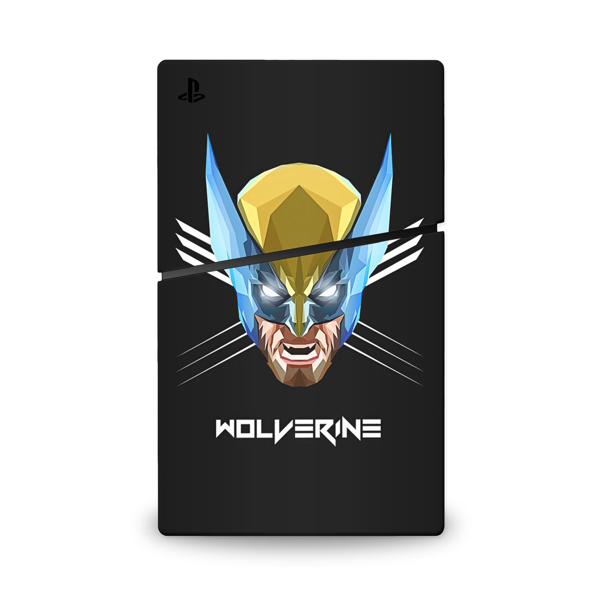 A video game skin featuring a Metallic Fury Claws 8 design for the PS5 Slim.