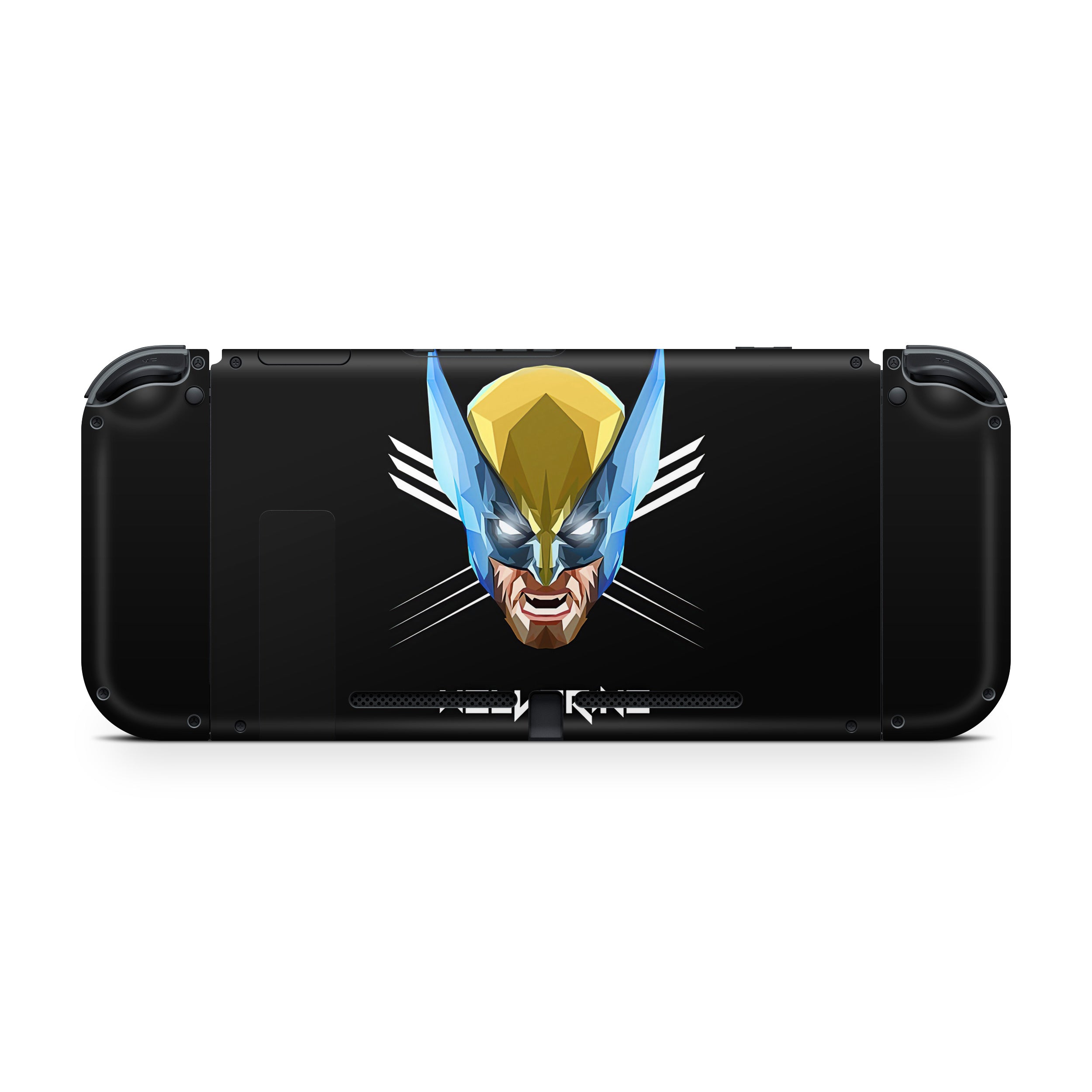 A video game skin featuring a Metallic Fury Claws 8 design for the Nintendo Switch.