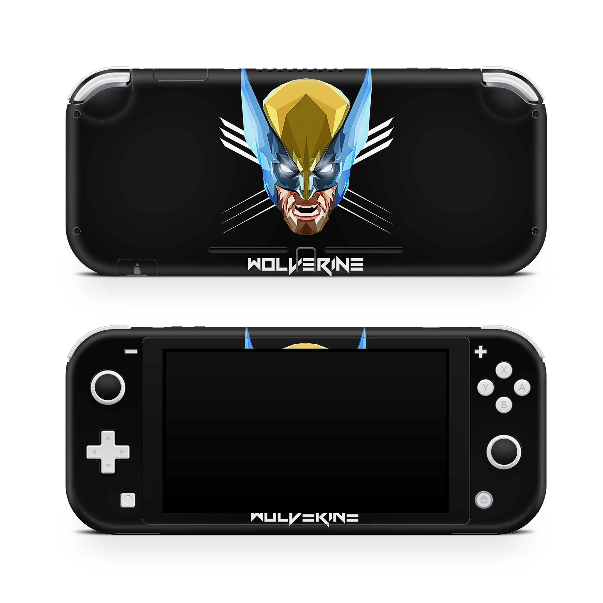 A video game skin featuring a Metallic Fury Claws 8 design for the Nintendo Switch Lite.