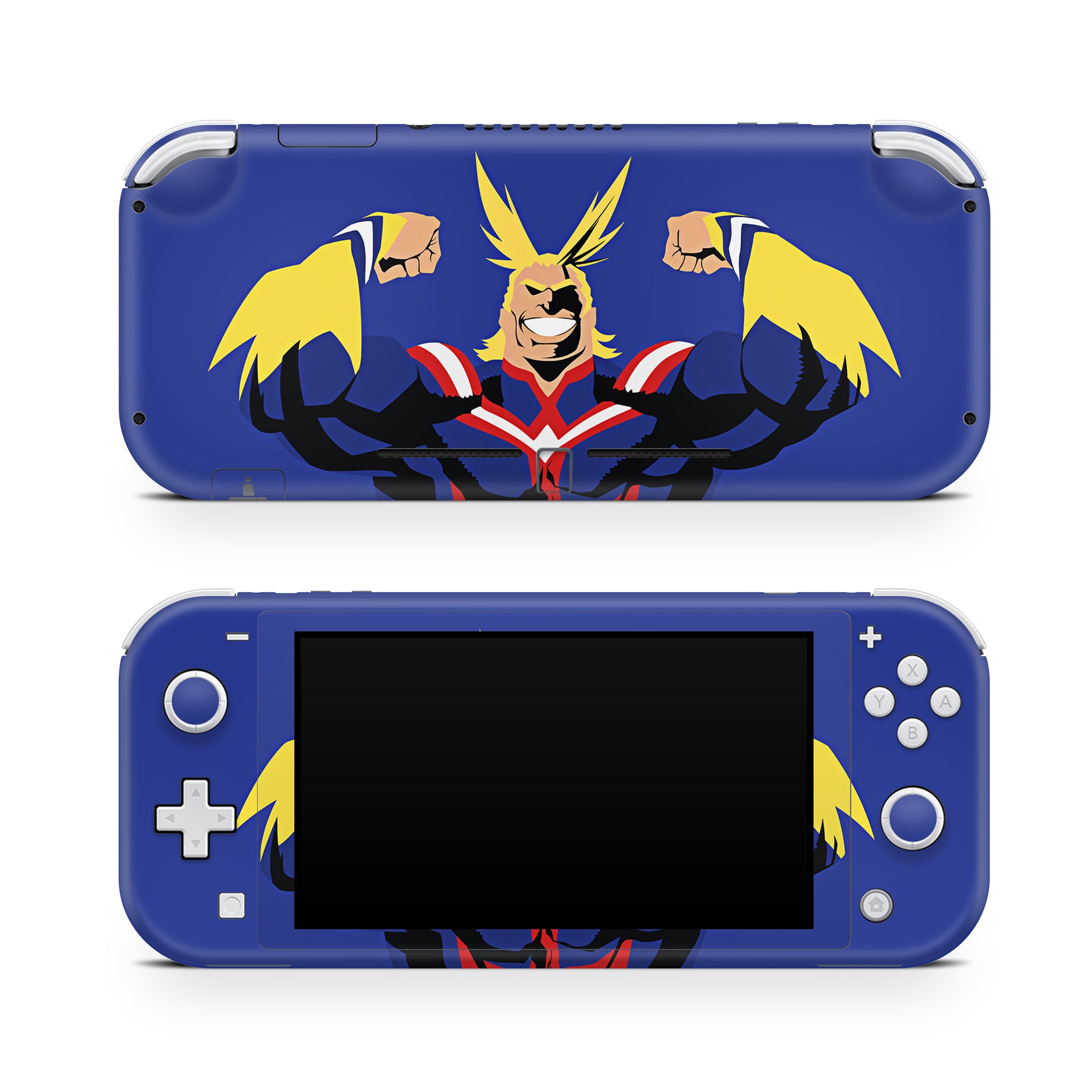 A video game skin featuring a Symbol of Peace 1 design for the Nintendo Switch Lite.