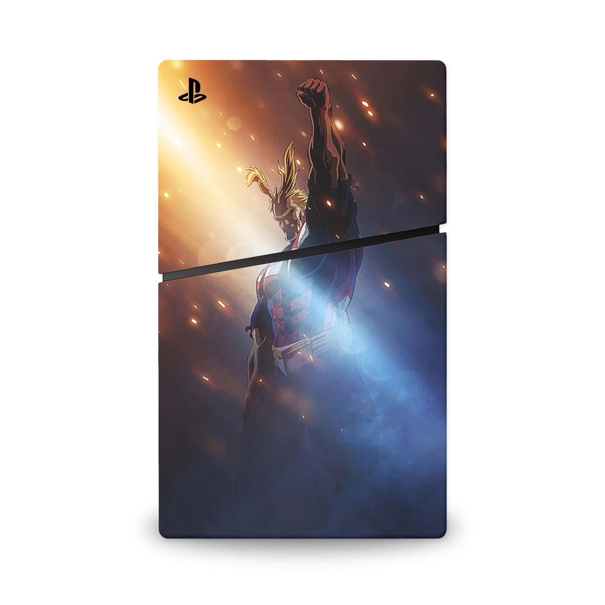 A video game skin featuring a Symbol of Peace 5 design for the PS5 Slim Digital.