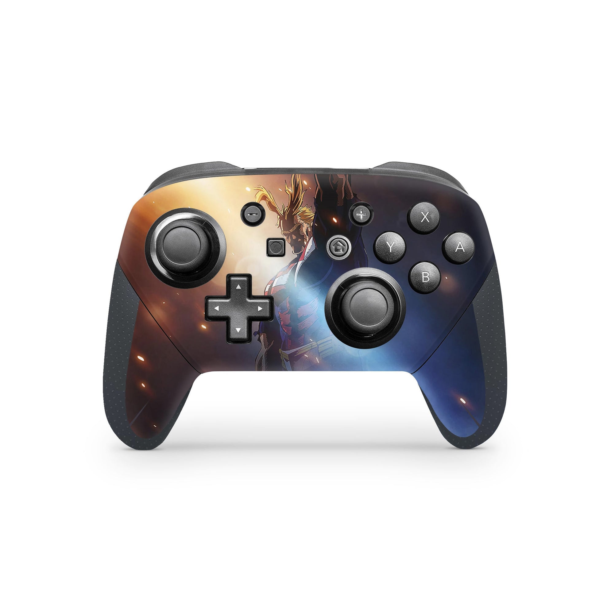 A video game skin featuring a Symbol of Peace 5 design for the Nintendo Switch Pro Controller.