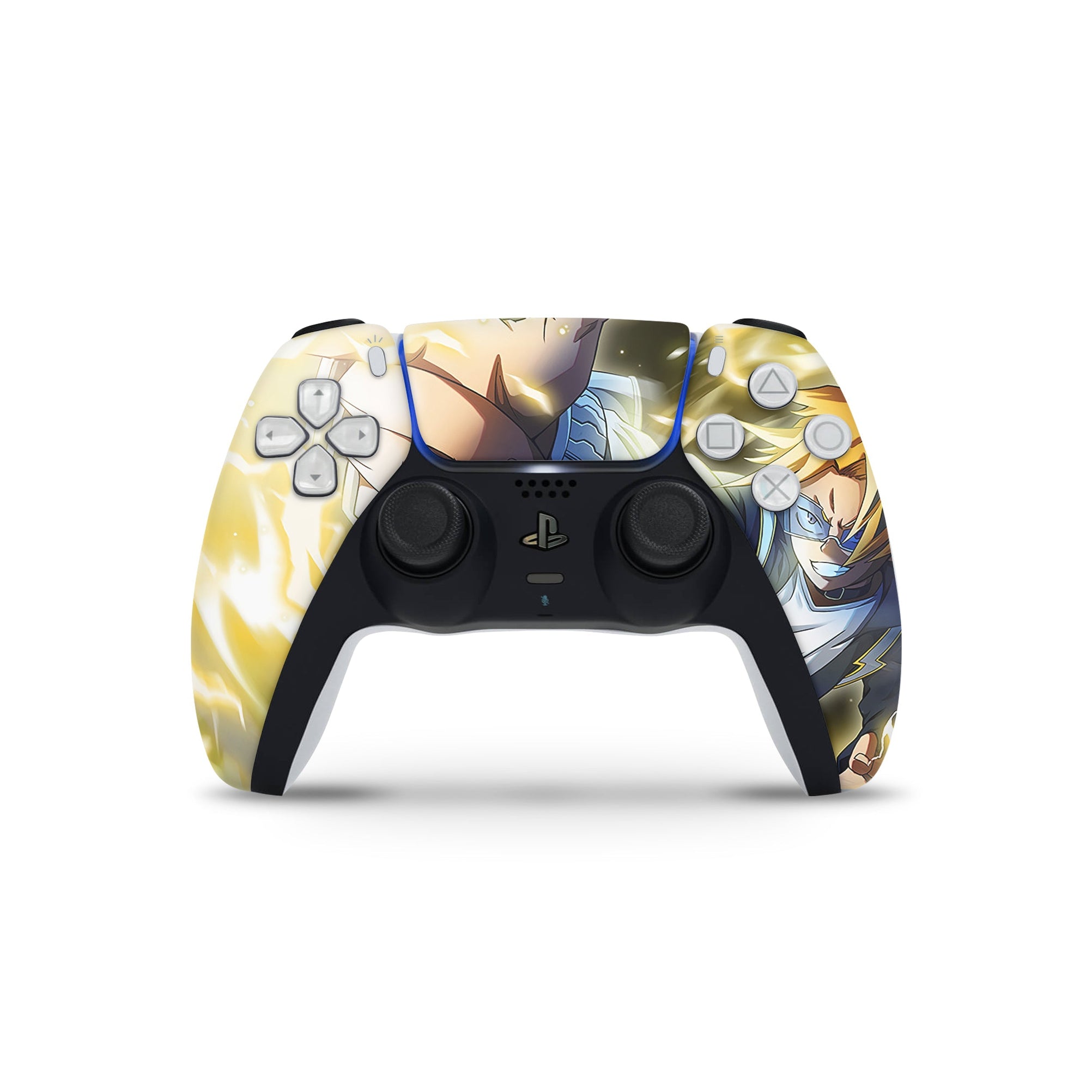 A video game skin featuring a Electric Hero 1 design for the PS5 Controller.