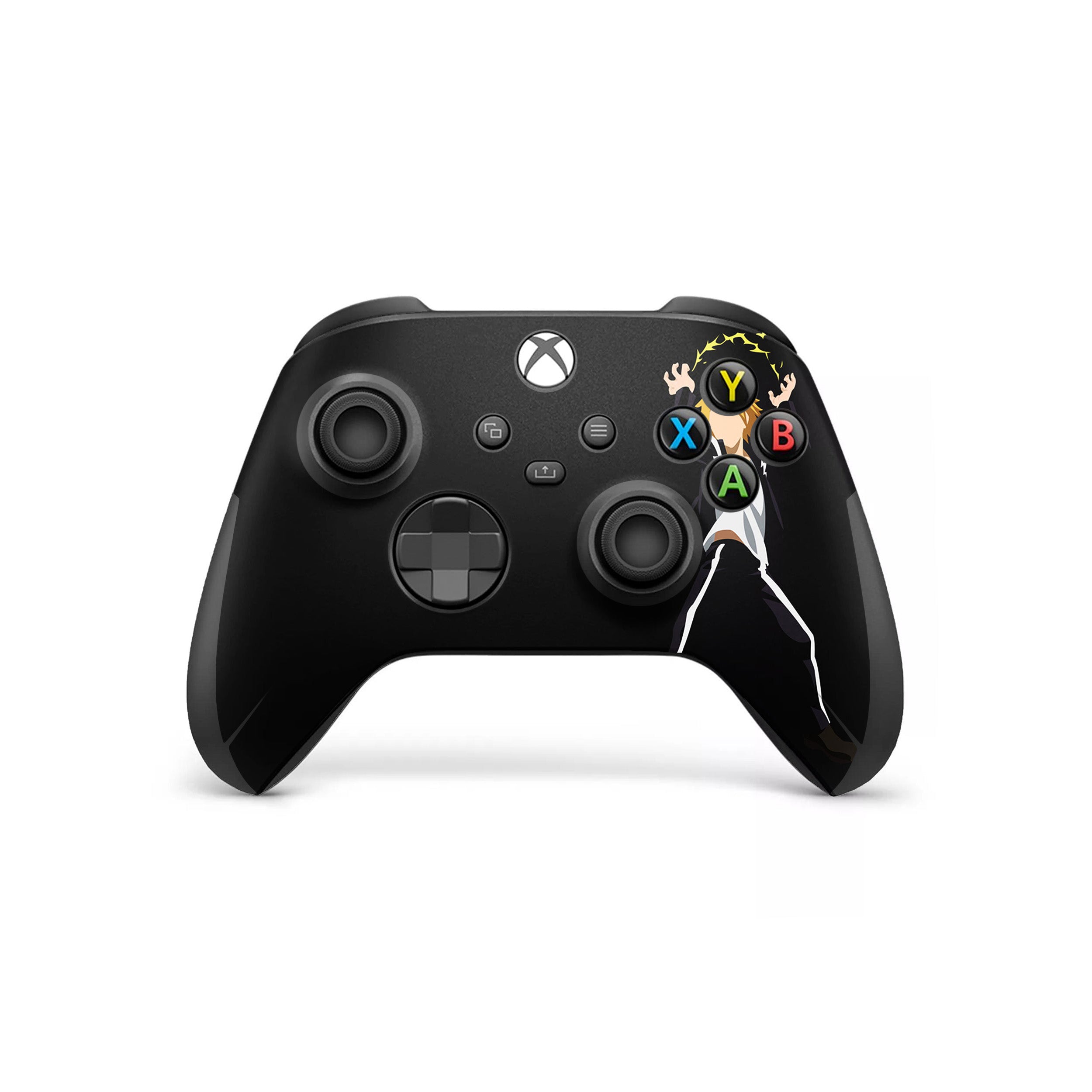 A video game skin featuring a Electric Hero 2 design for the Xbox Series Wireless Controller.