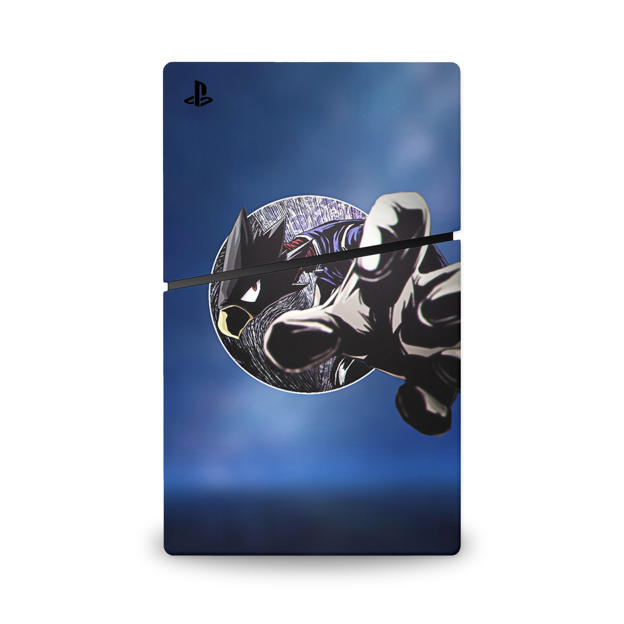 A video game skin featuring a Dark Shadow 1 design for the PS5 Slim.