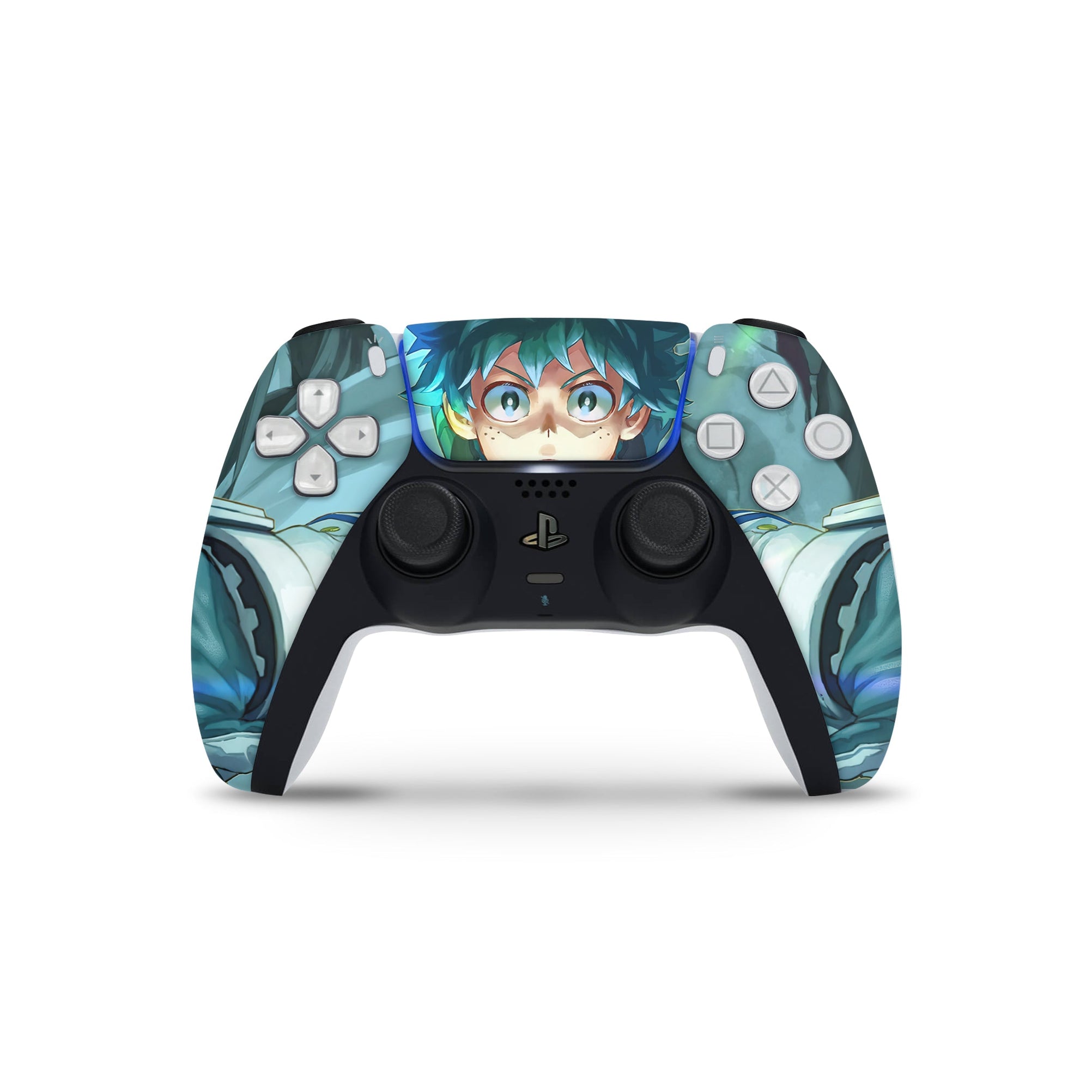 A video game skin featuring a Deku's Journey 1 design for the PS5 Controller.