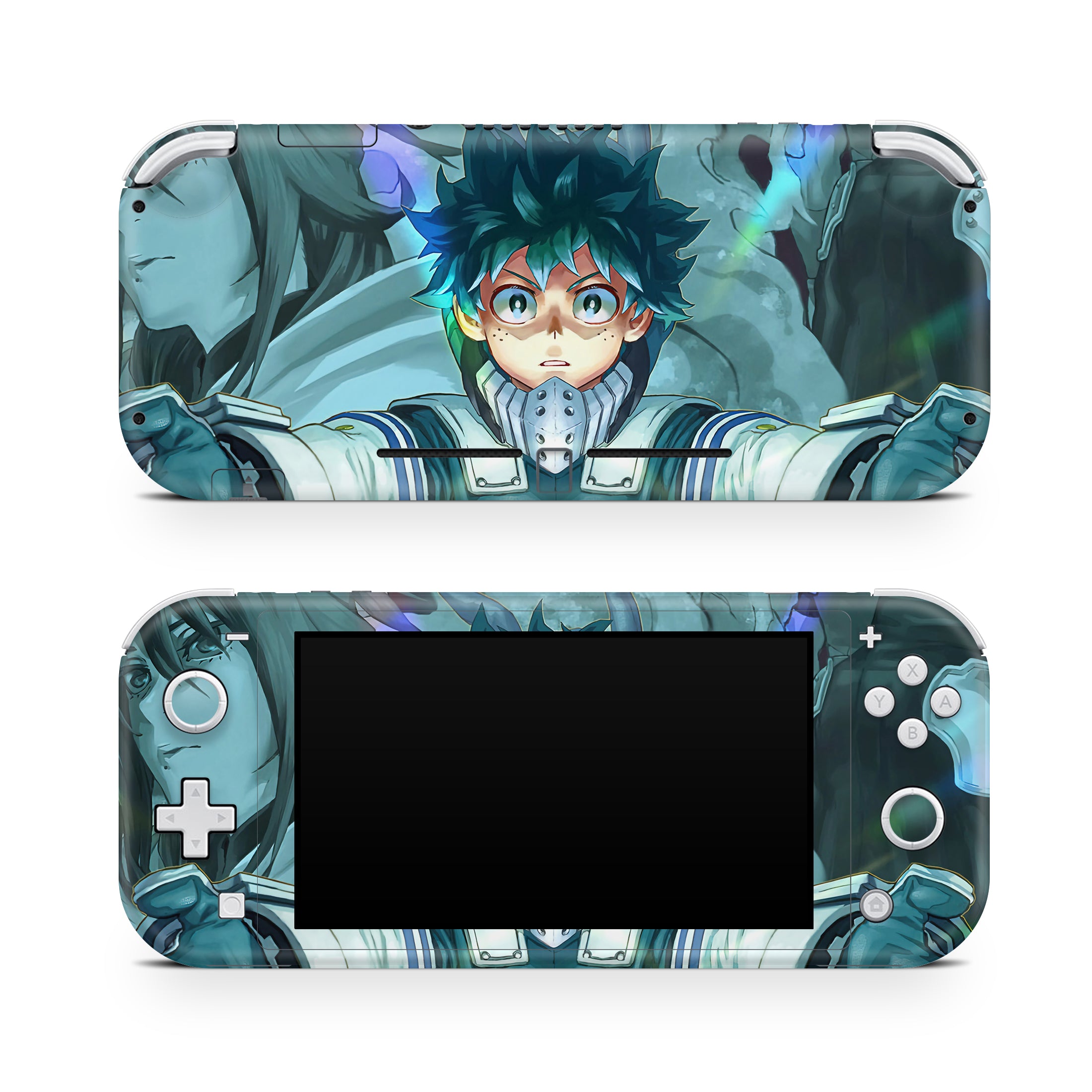 A video game skin featuring a Deku's Journey 1 design for the Nintendo Switch Lite.